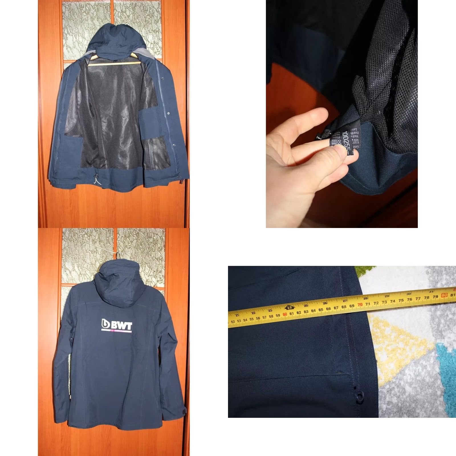 Vintage VINTAGE Formula 1 Racing Point BWT Rukka wind jacket 38 blue Mens Size US XXS / EU 40 - 8 Thumbnail