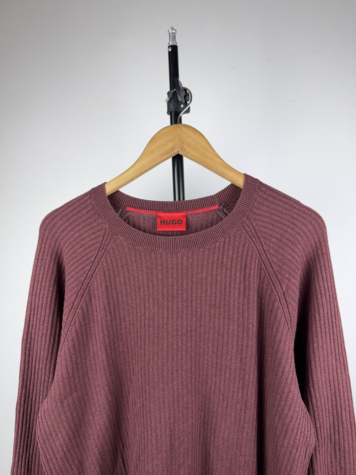 Hugo Luxury Designer 00s HUGO Retro style Sweater Size US L / EU 52-54 / 3 - 2 Thumbnail