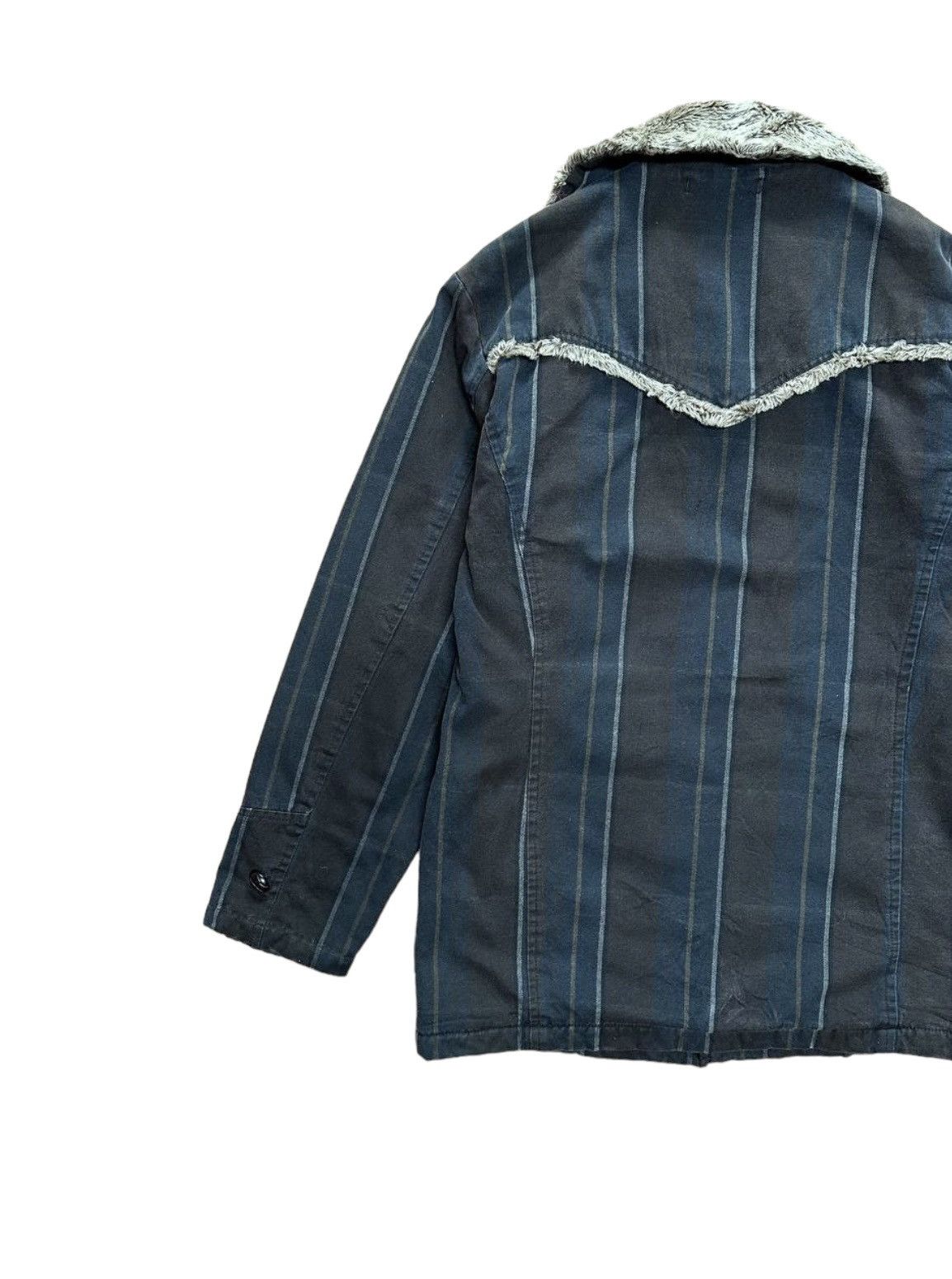 Japanese Brand × Levi's Vintage Clothing Vtg Levi's Redloop Sherpa Stripes Jacket Size US S / EU 44-46 / 1 - 9 Thumbnail