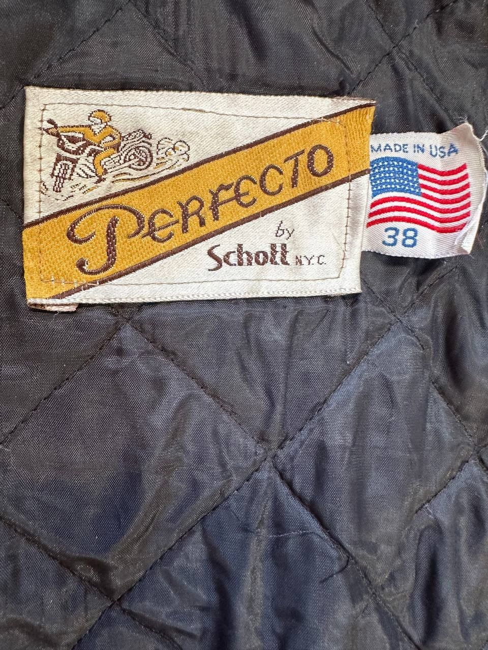 Other Vtg Schott Perfecto Double Collar Leather Jacket Size US S / EU 44-46 / 1 - 16 Thumbnail