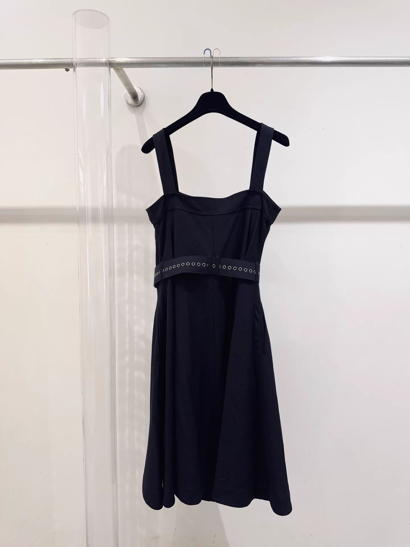 Dior Dior Women's Black Dress F38 Size S / US 4 / IT 40 - 2 Thumbnail