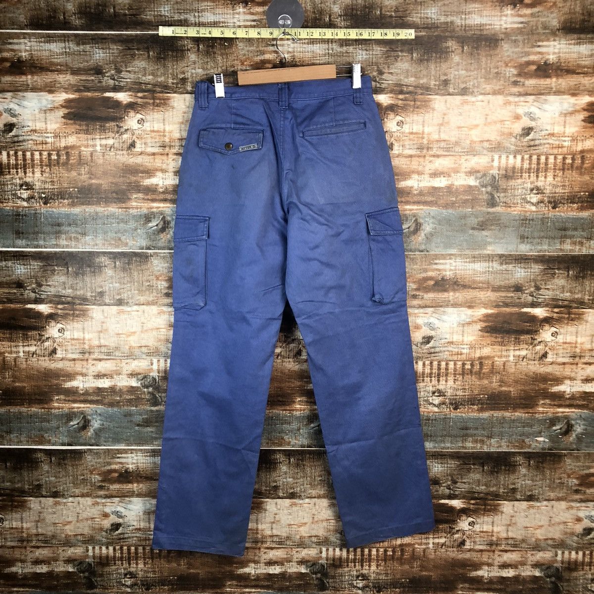 Japanese Brand DL After O Blue Cargo Multipocket Pants #C1227 Size US 29 - 15 Thumbnail