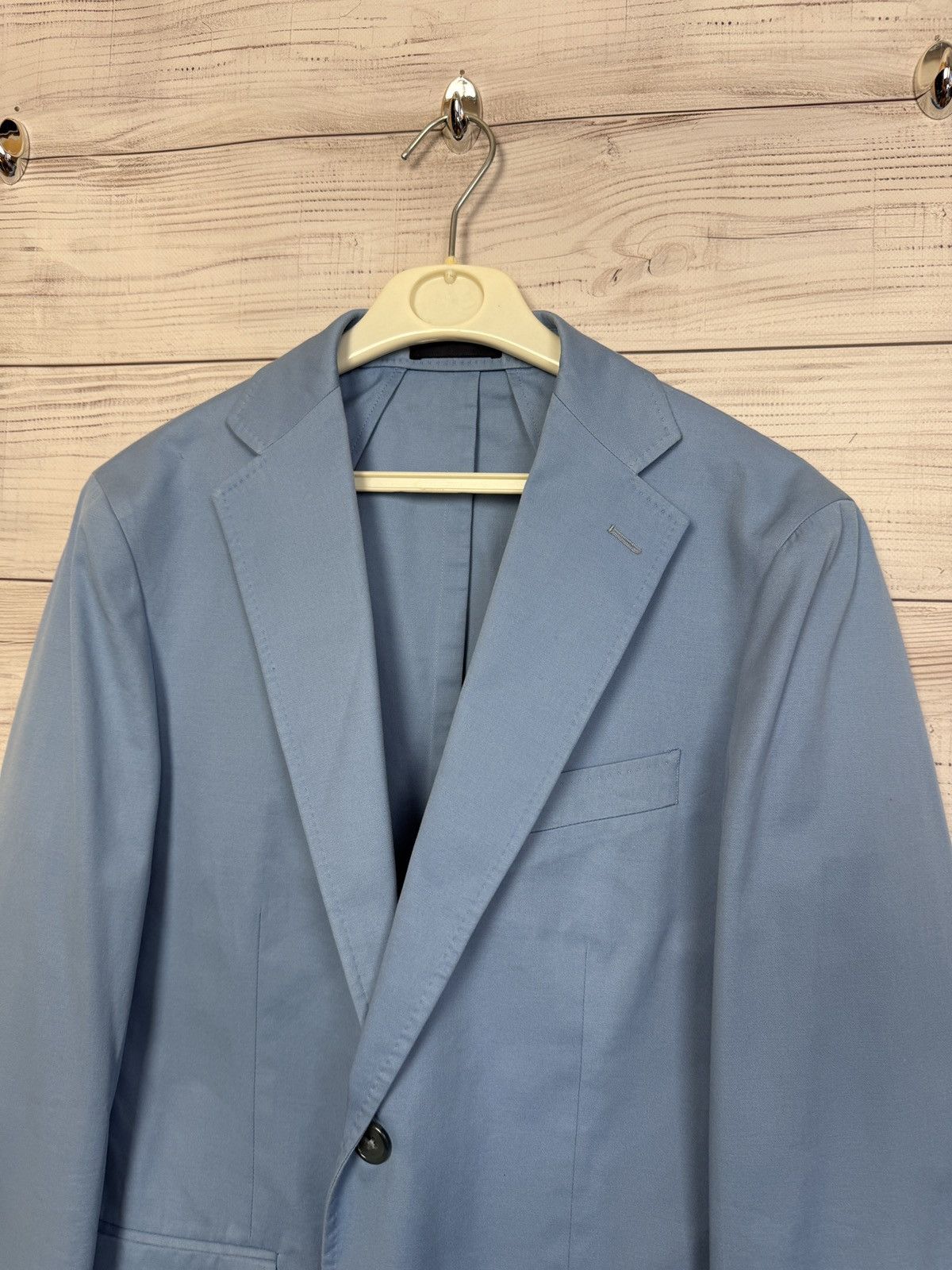 SCABAL Scabal Navy Wool Cashmere Suit Blazer jacket trousers pants Size 48R - 6 Thumbnail