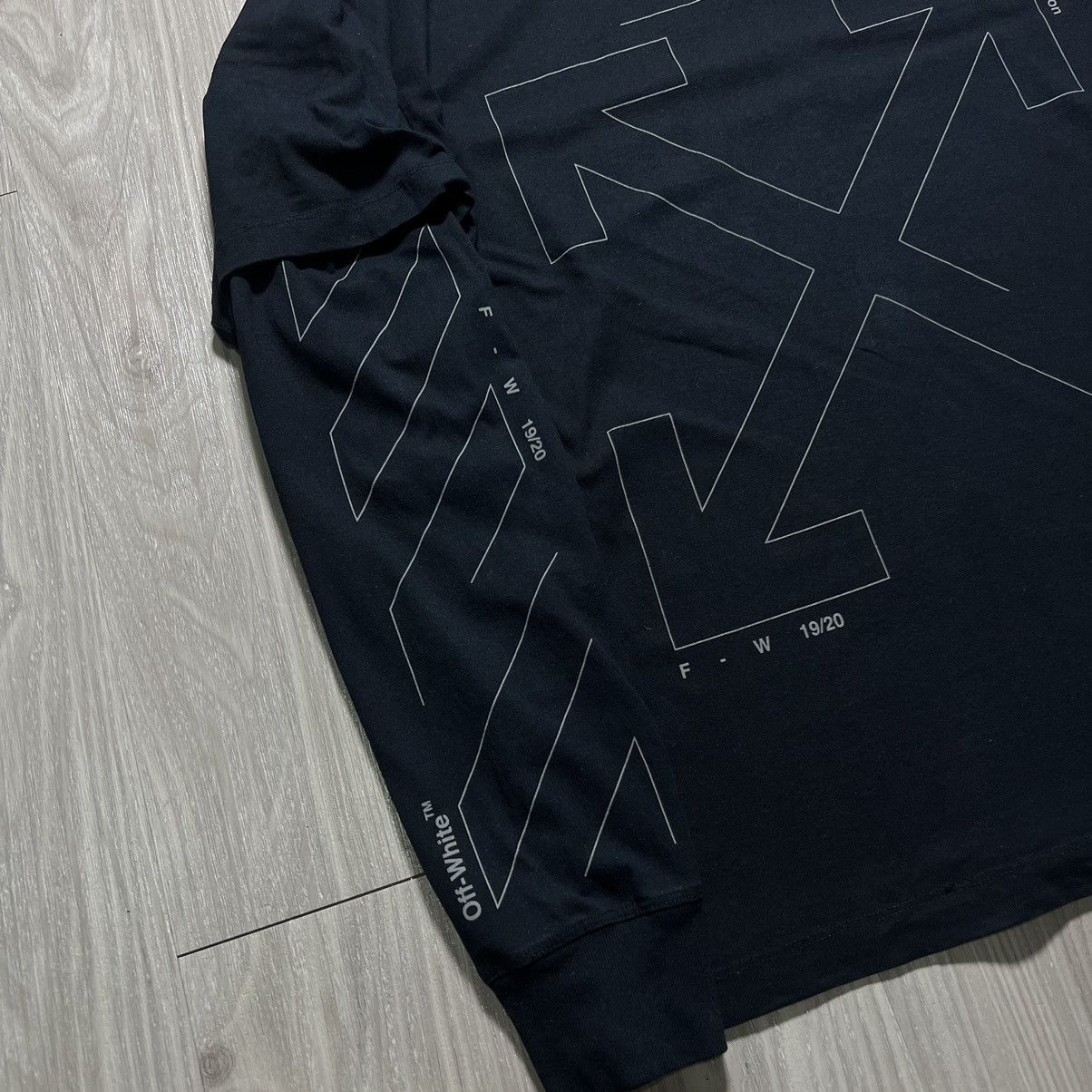 Off-White Off-White 3M Double Layered Unfinished Tee Size US L / EU 52-54 / 3 - 13 Thumbnail