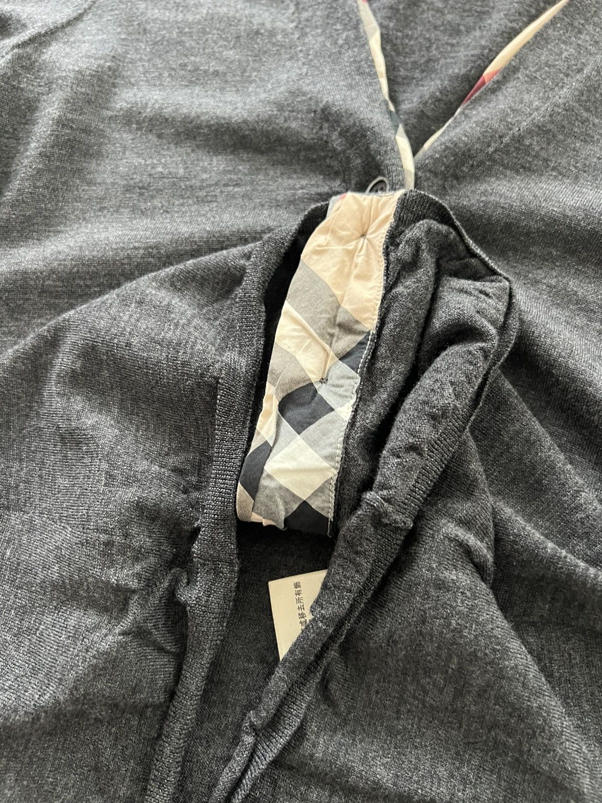 Burberry Burberry Brit Dark Gray Wool Knit Button Cardigan M Size M / US 6-8 / IT 42-44 - 14 Thumbnail