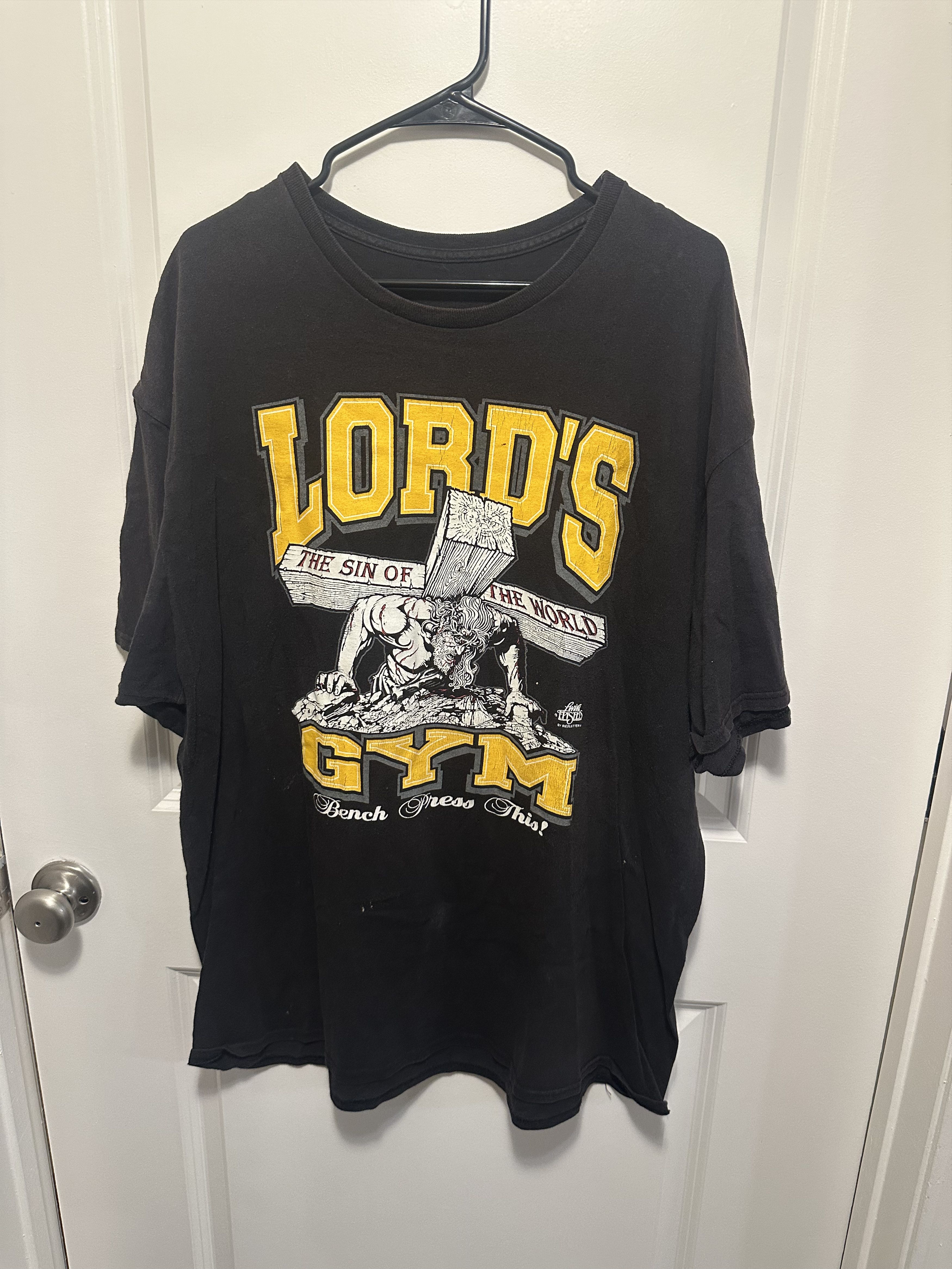 Other 90s Lord's Gym / His Pain Your Gain Vintage SS Tee Size US XXL / EU 58 / 5 - 1 Thumbnail