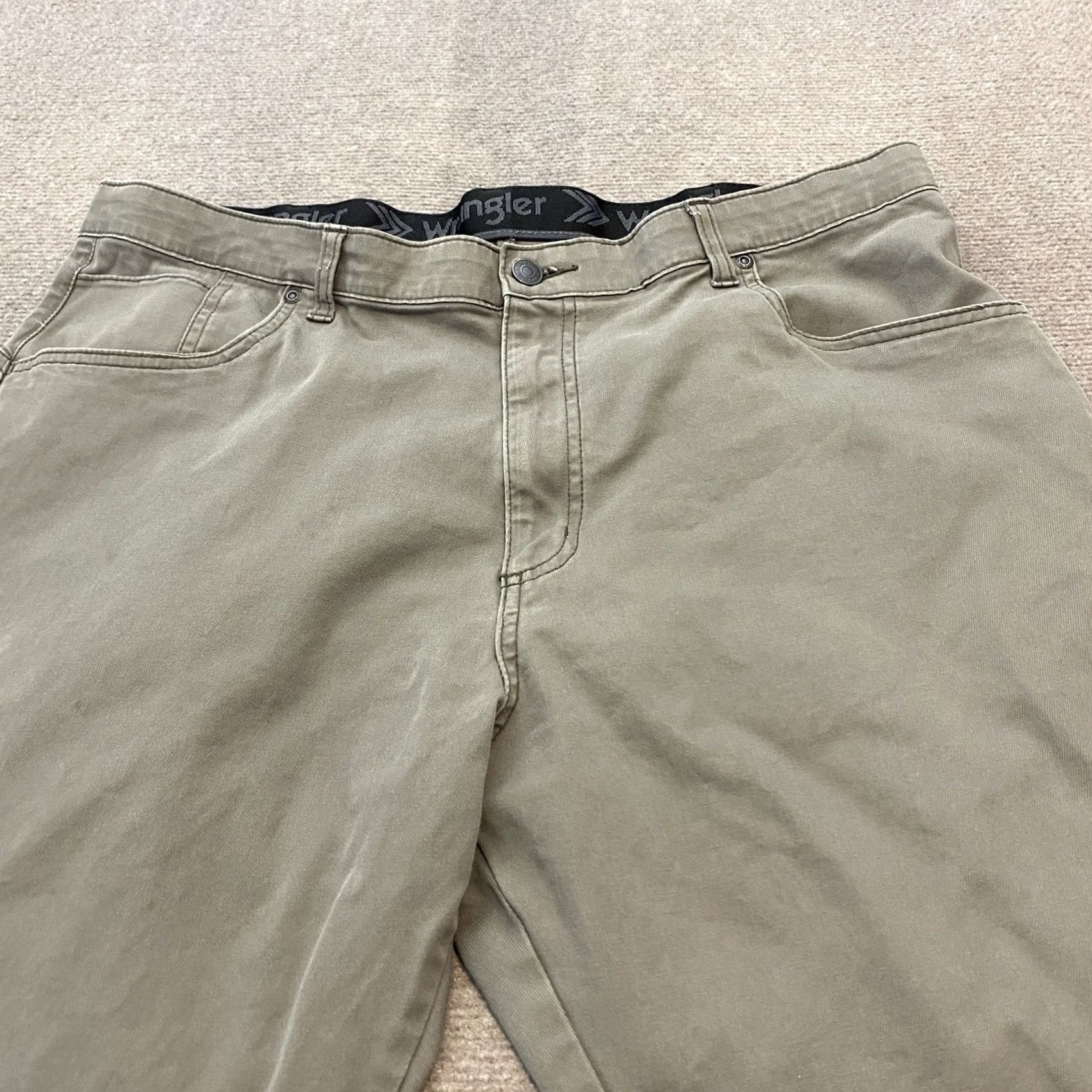Wrangler Wrangler Men's Performance 5-Pocket Pants Size 38x32 Brown Workwear Shirt Size US 38 / EU 54 - 5 Thumbnail