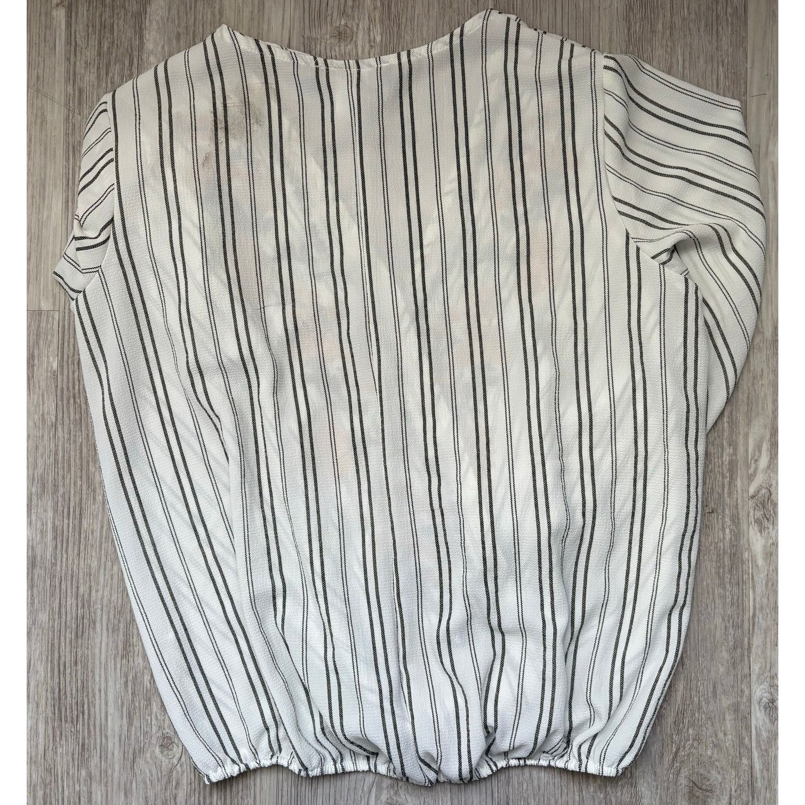 Other Grayson | Floral Boho Peasant Sleeve Striped Blouse | Medium Size M / US 6-8 / IT 42-44 - 4 Thumbnail