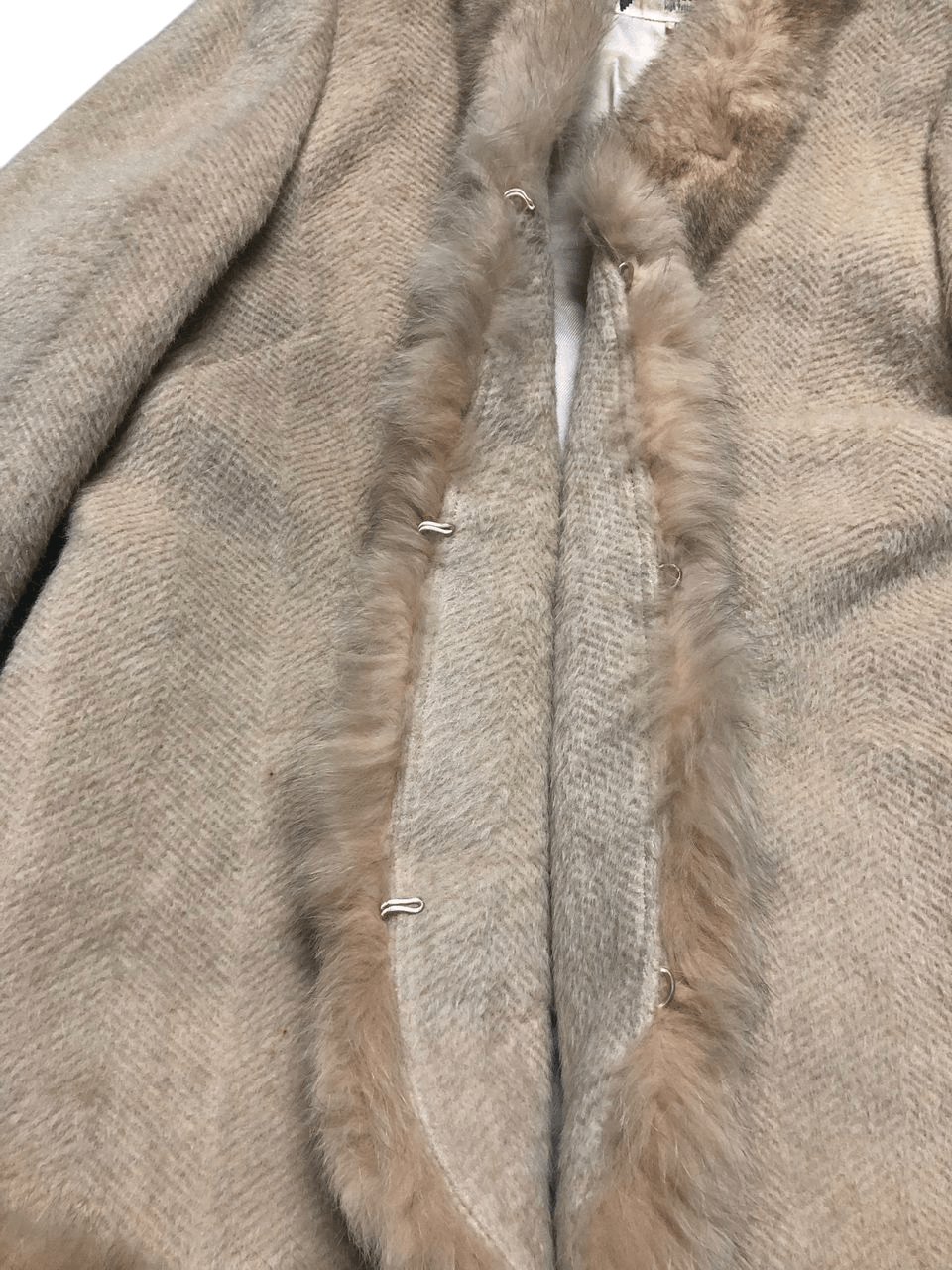 Japanese Brand VINTAGE RICHEROBE WOOL FUR COAT RARE DESIGNER Size M / US 6-8 / IT 42-44 - 10 Thumbnail