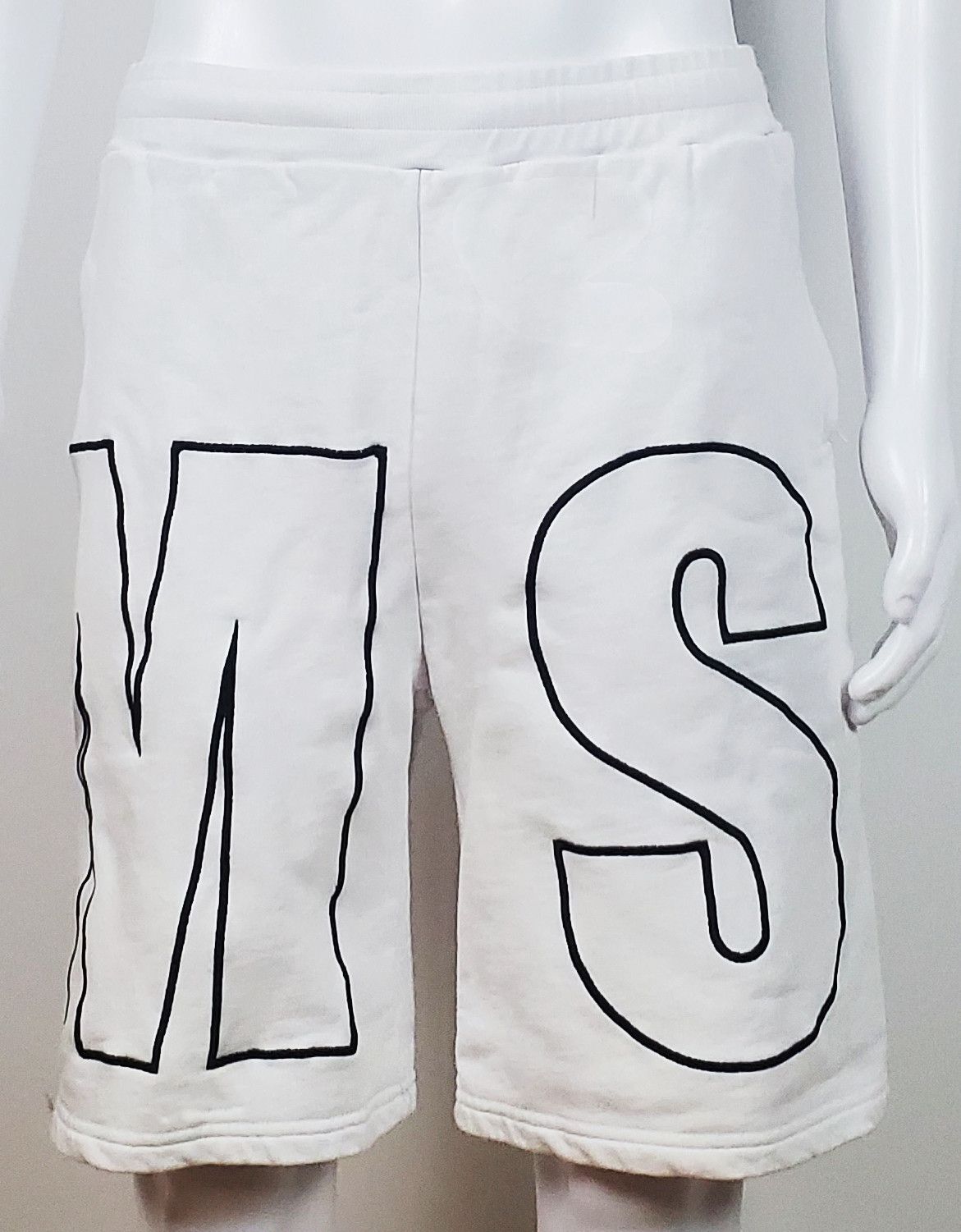 MSGM 80% OFF! MSGM Heavyweight Bermuda Shorts White Black Size US 26 / EU 42 - 1 Thumbnail