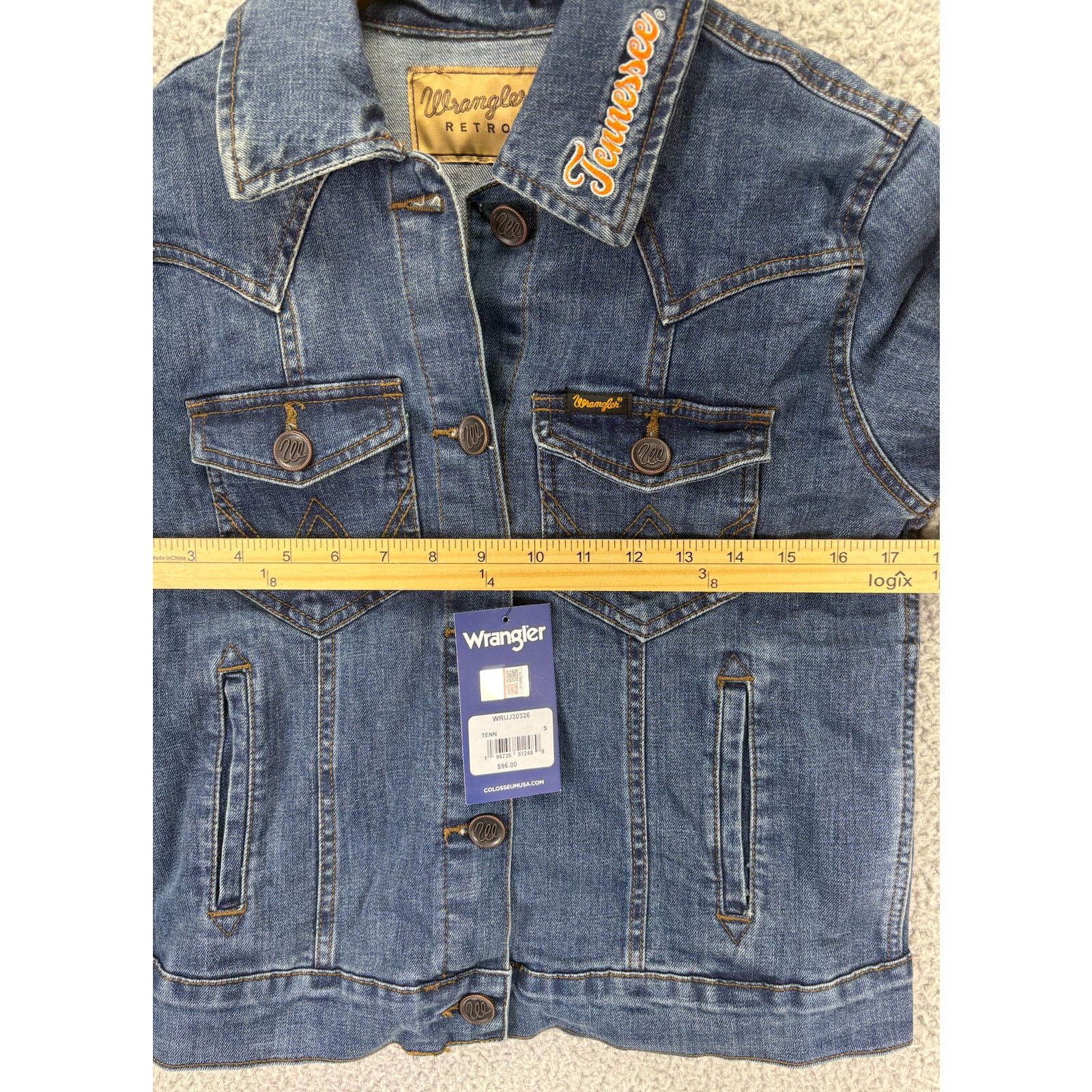 Wrangler Wrangler Tennessee Volunteers Football Jean Jacket Womens S Size S / US 4 / IT 40 - 4 Thumbnail