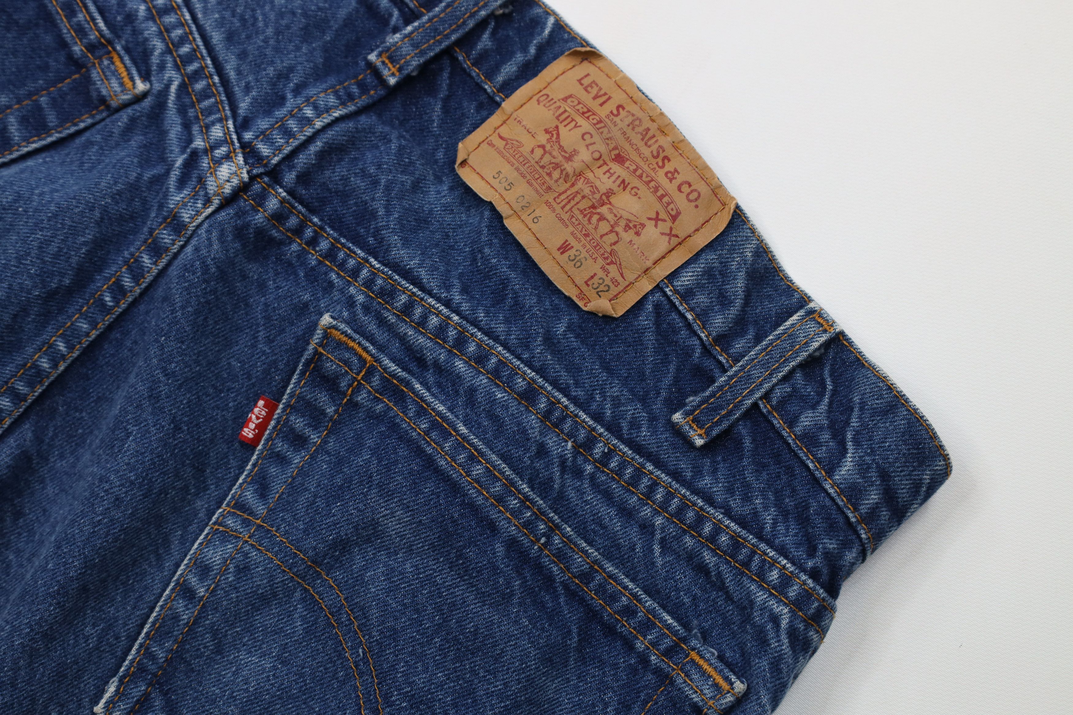 Levi's Vintage 80s Levis 505xx Regular Straight Leg Jeans USA Size US 36 / EU 52 - 14 Thumbnail