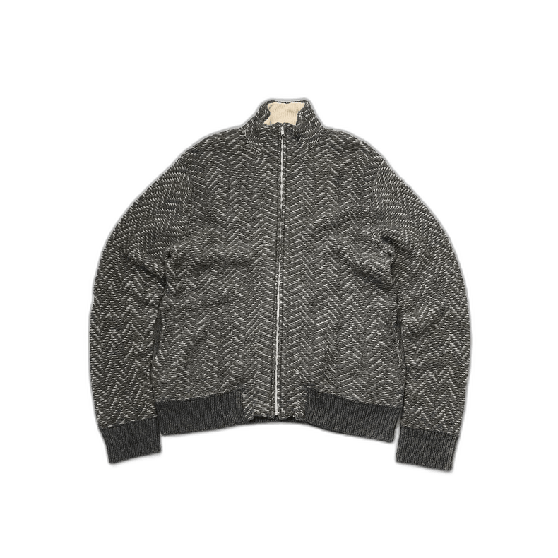 Yohji Yamamoto Yohji Yamamoto Yohji Yamamoto 2001AW Knit Zip Jacket Size US M / EU 48-50 / 2 - 1 Thumbnail