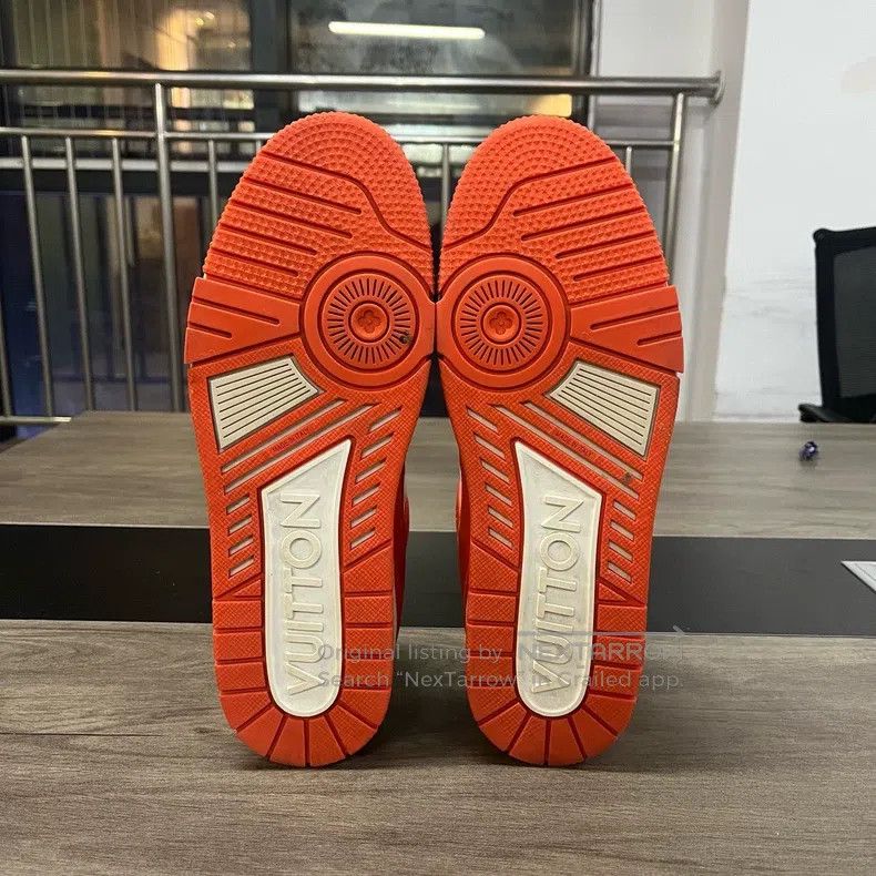 Louis Vuitton Louis Vuitton White orange shoes Size US 9 / EU 42 - 6 Thumbnail