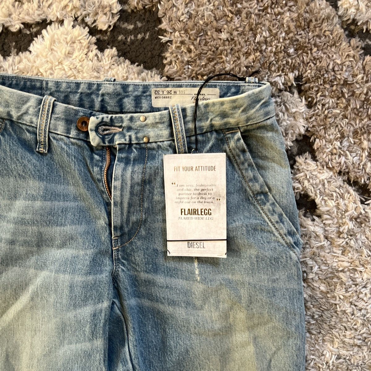 Diesel Vintage Diesel Flare Jeans Size 26" / US 2 / IT 38 - 3 Thumbnail