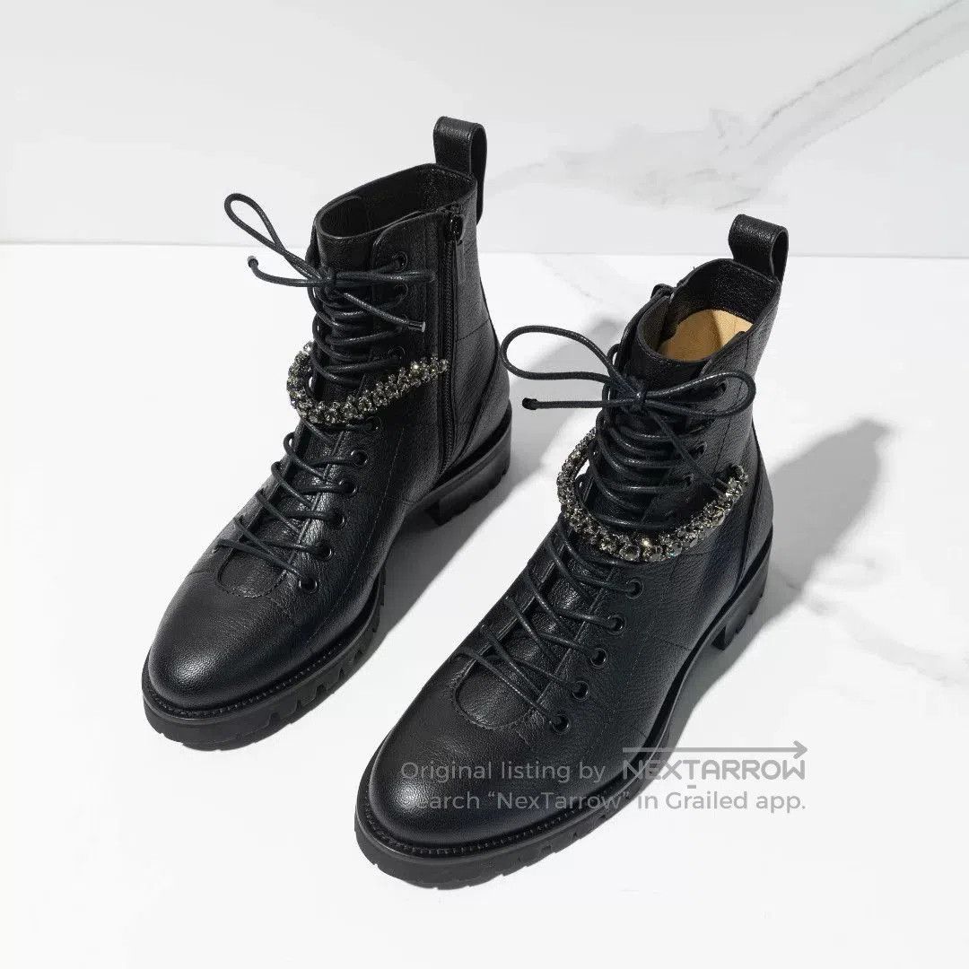 Jimmy Choo Jimmy Choo Women's Crystal Martin Boots. Size US 6 / IT 36 - 2 Thumbnail