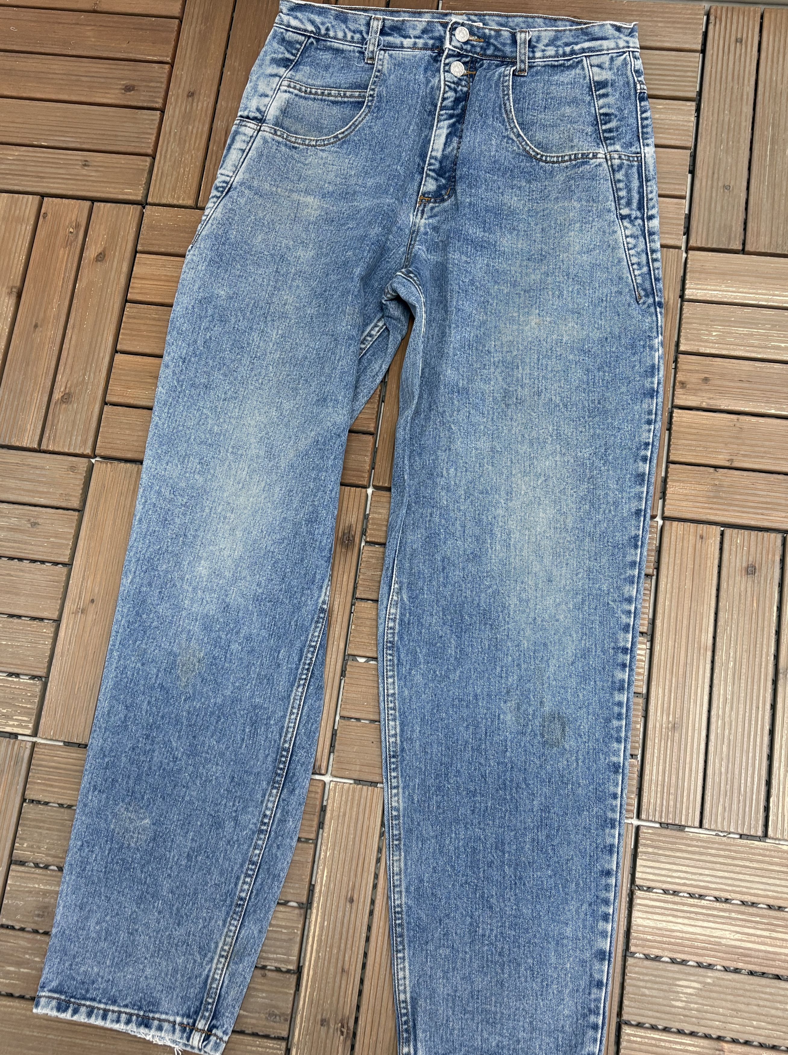 Guess Guess Straight Leg Vintage Blue Denim Jeans Size US 36 / EU 52 - 3 Thumbnail