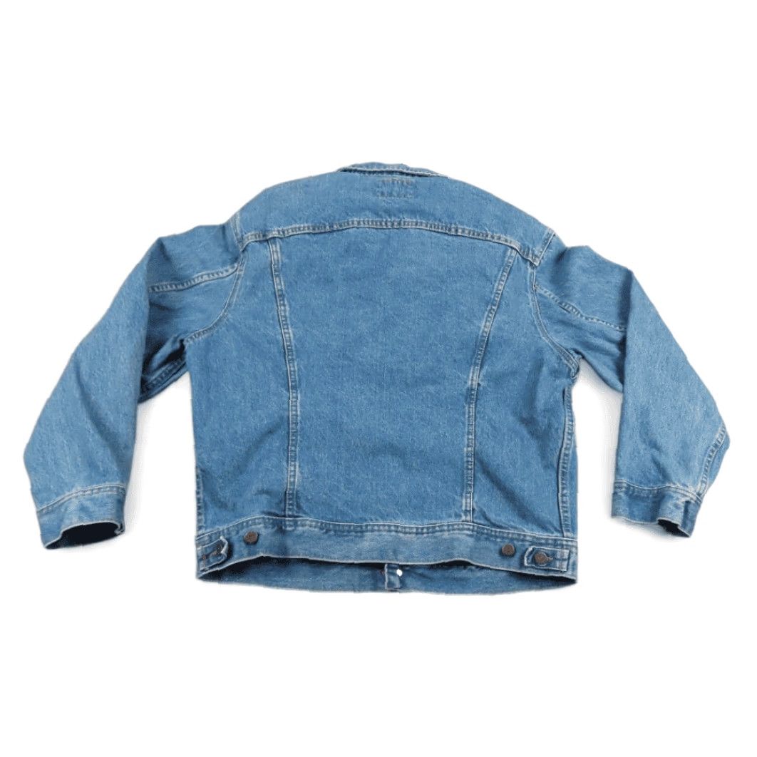 Lee VINTAGE Lee Jacket Denim 90s XL Blue Jeans Bomber Jacket Adult LARGE Lee 90s Casual Mens Size US 33 - 2 Thumbnail