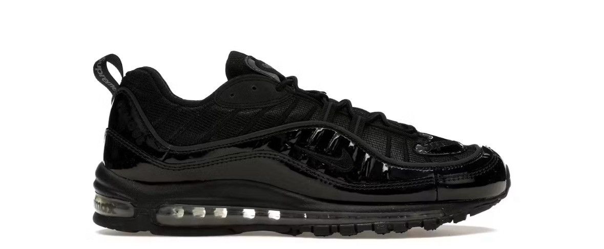 Nike × Supreme Supreme Nike Air Max 98 Black Size US 10 / EU 43 - 1 Thumbnail