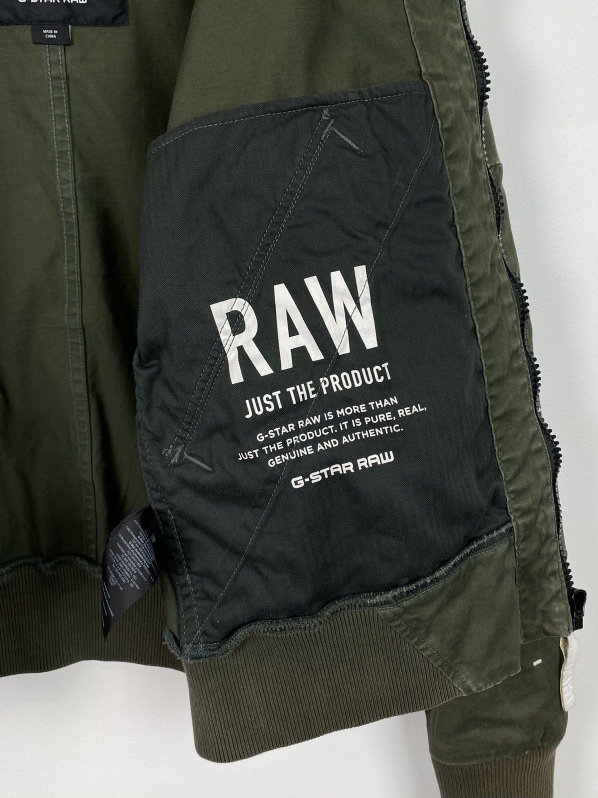 G-Star G-Star Raw MS Submarine Rackam Bomber Jacket Size M Green Size US M / EU 48-50 / 2 - 9 Thumbnail