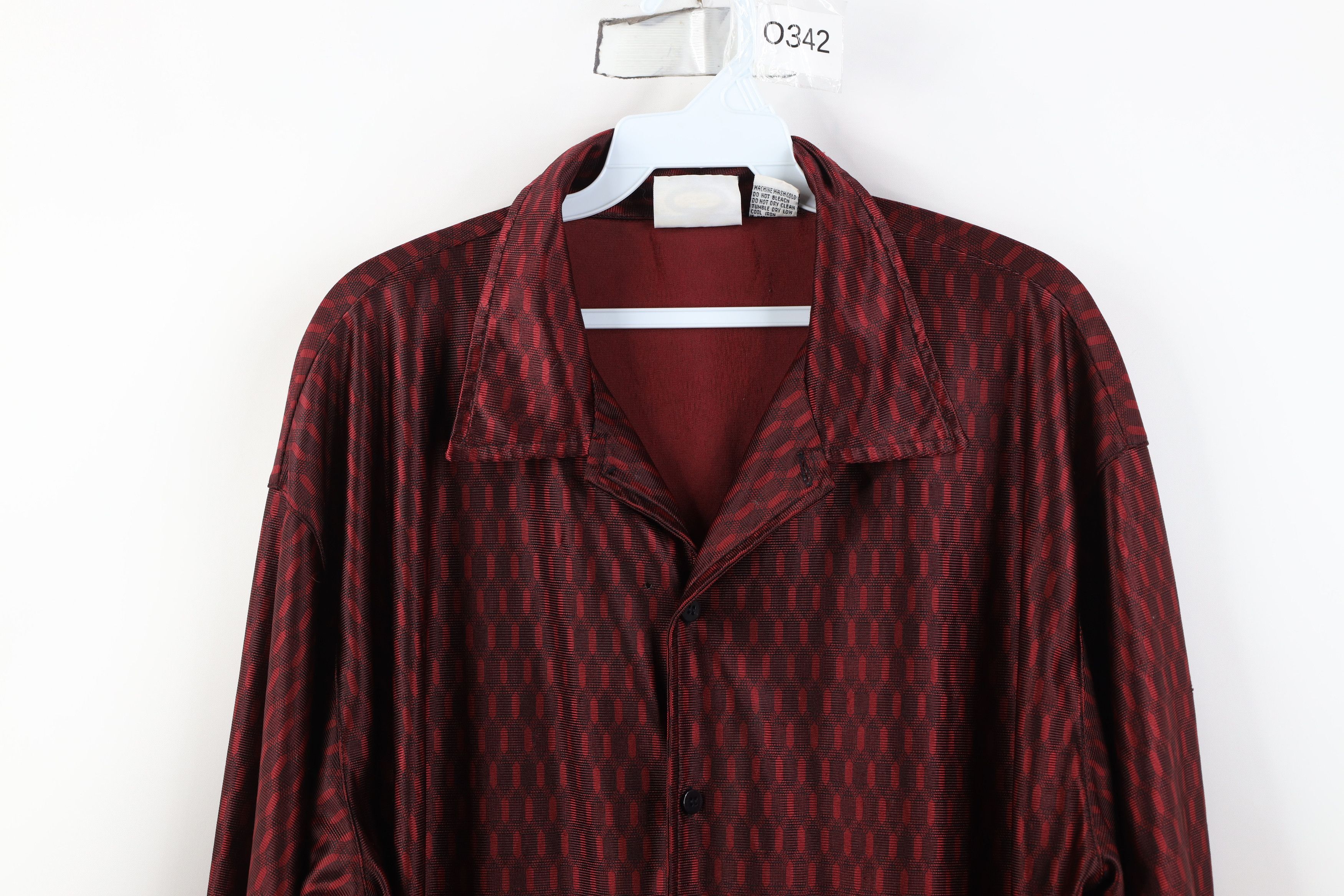 Vintage Vintage 90s Y2K Streetwear Porn Star EDM Rave Button Shirt Size US XL / EU 56 / 4 - 2 Thumbnail