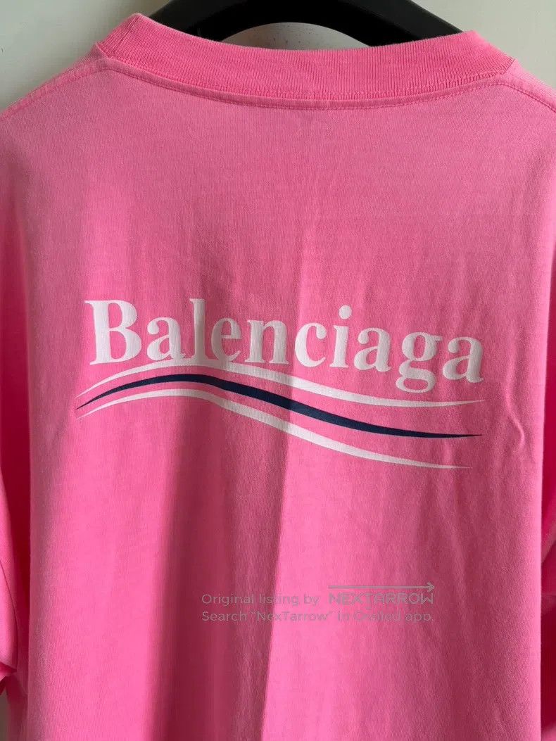 Balenciaga Balenciaga Pink Cola Print Crewneck Short Sleeve T-Shirt Size US XS / EU 42 / 0 - 3 Thumbnail