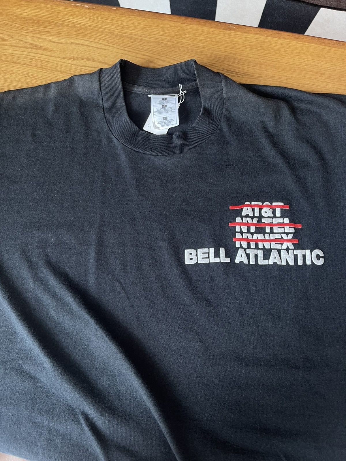 Vintage Vintage BELL ATLANTIC T shirt L. Size US L / EU 52-54 / 3 - 3 Thumbnail