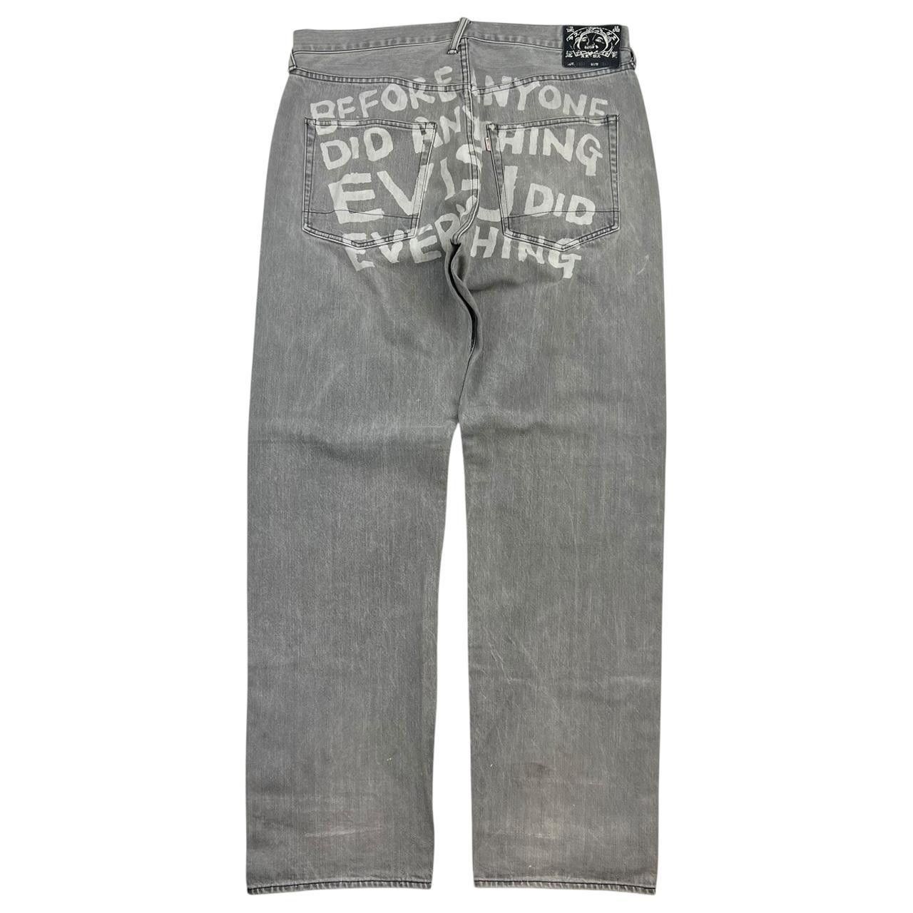 Evisu Vintage Evisu Jeans Gray - Waist: 38” Size US 38 / EU 54 - 1 Thumbnail