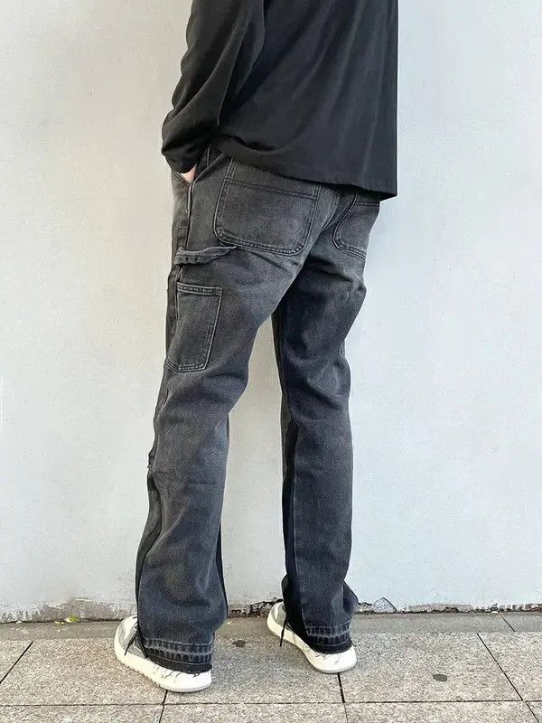 Vintage Fukuoka x Jun fade carpenter flare punk jeans Size US 32 / EU 48 - 8 Thumbnail