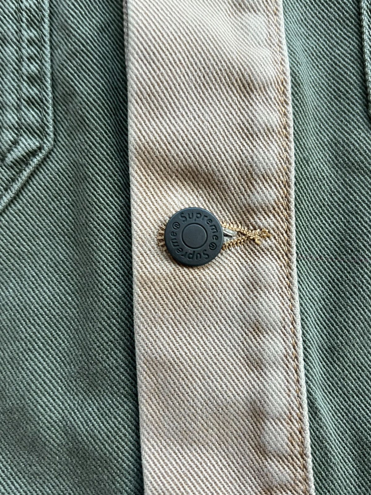 Supreme Supreme 2-Tone Paneled Denim Jacket "Brown" Medium Size US M / EU 48-50 / 2 - 9 Thumbnail