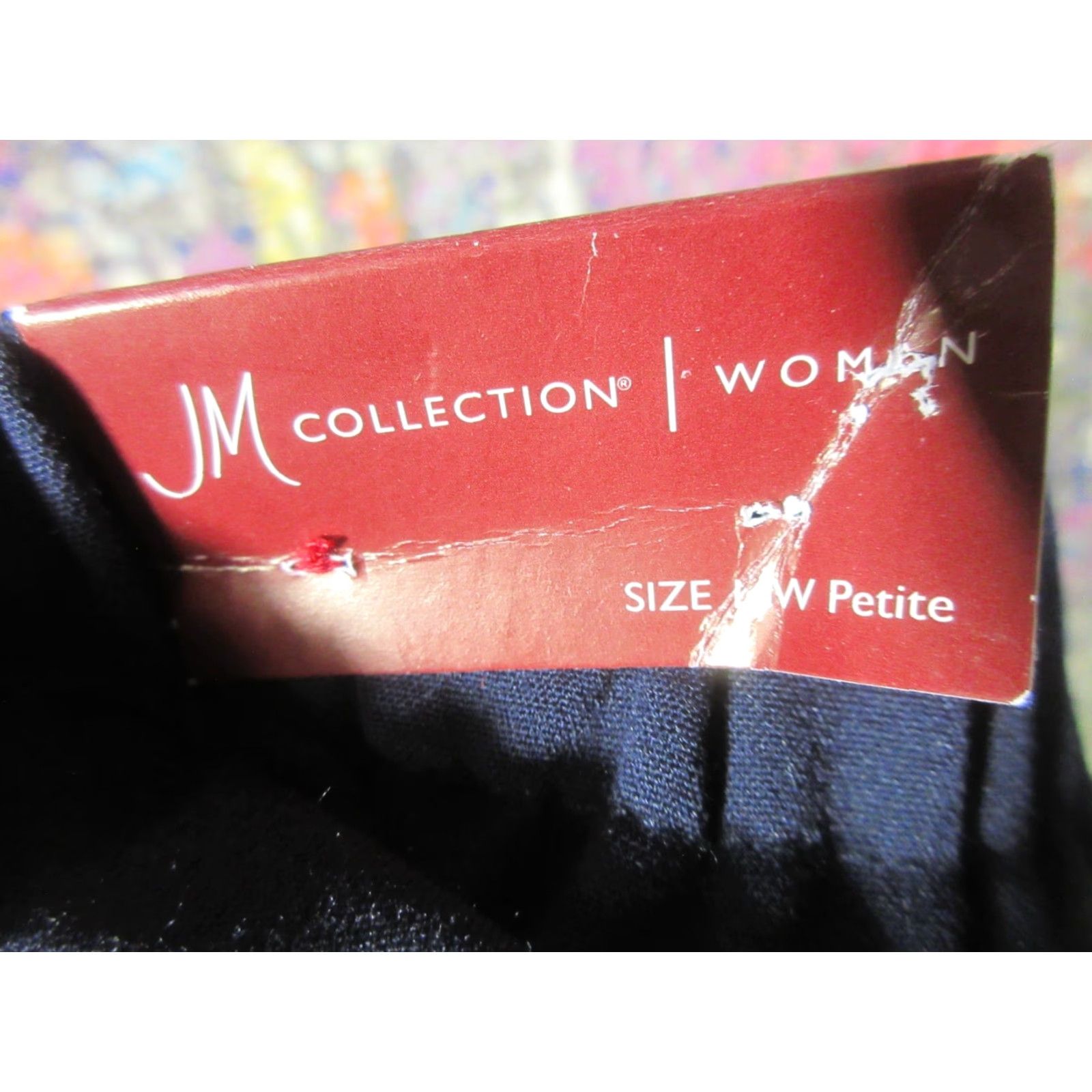 JM Collection JM Collection Pants Dress Pants Womens 16W Petite Navy Blue Flat Front Straight Leg NWT Size 38" / US 16 / IT 52 - 6 Thumbnail