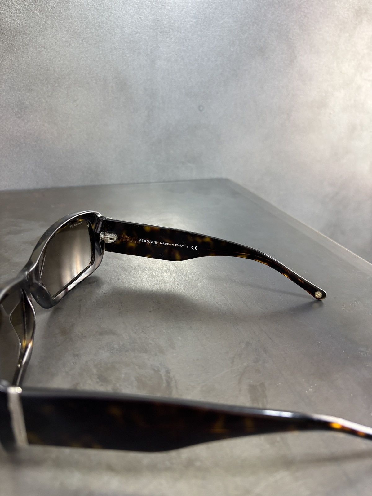 Versace × Vintage 2000s Versace Sunglasses Vintage Versace Mod. 4146 Tortoise Size ONE SIZE - 12 Thumbnail