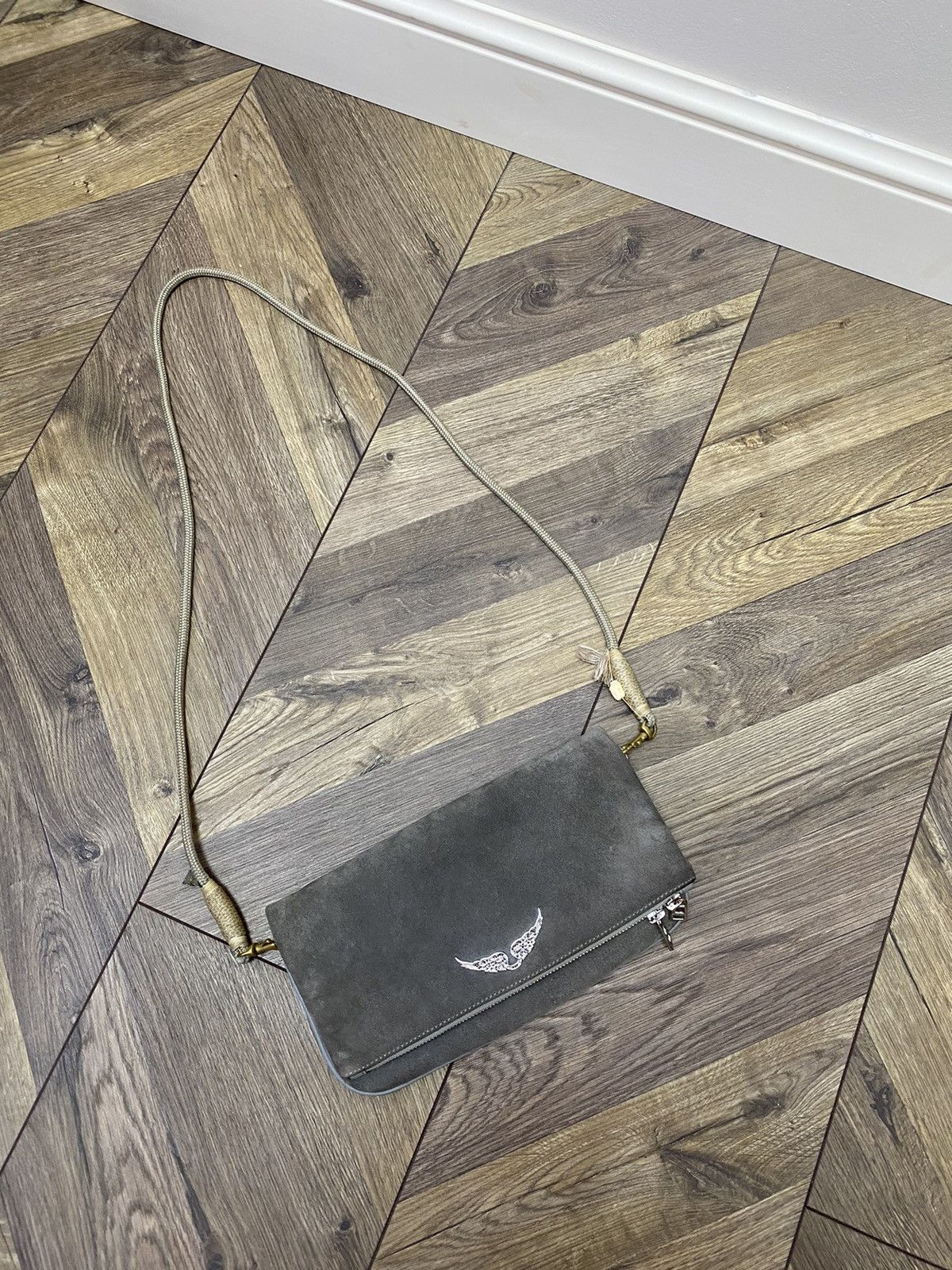Vintage × Zadig & Voltaire Vintage Zadig & Voltaire rock tye dye Grey women bag Size ONE SIZE - 4 Thumbnail