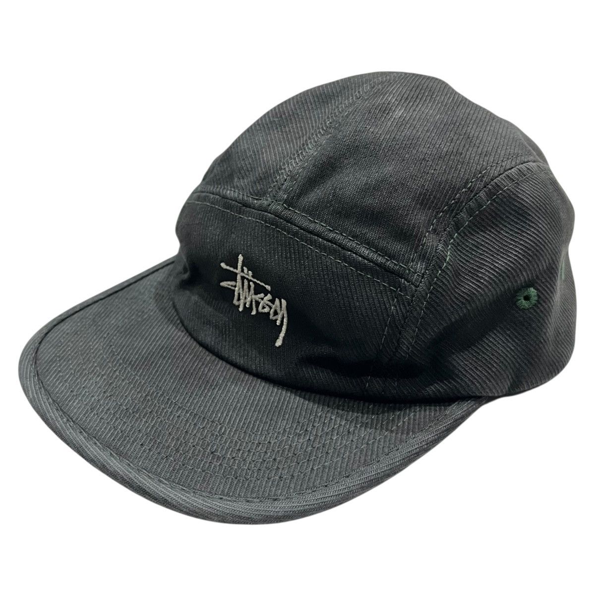 スケートボード SK8 stussy logo 5panel cap black Streetwear × Stussy Stussy 5 Panel Cap Hat Black | Grailed
