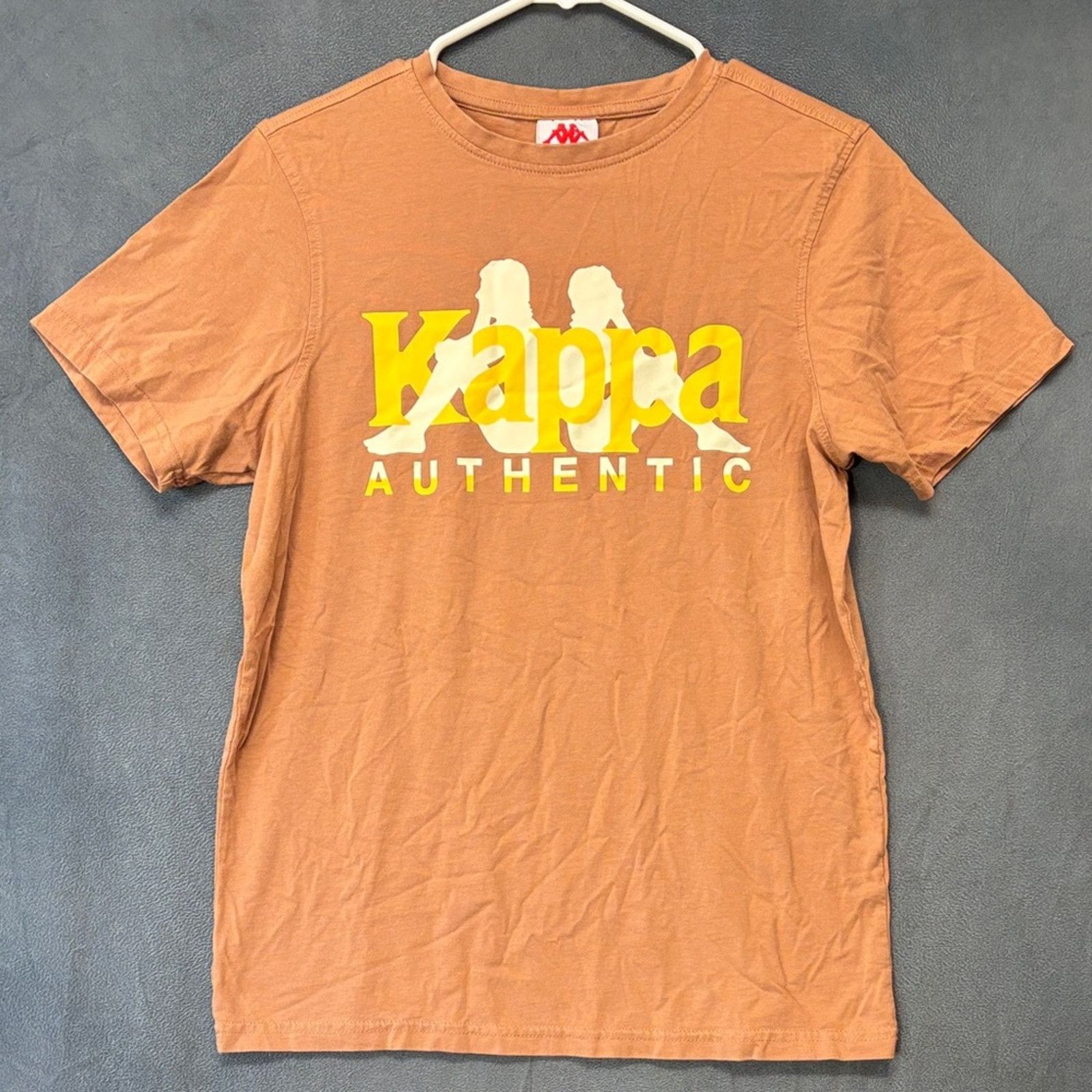 Kappa Kappa Authentic Brown Logo Tee Soccer Blockcore Athletic Size US S / EU 44-46 / 1 - 1 Thumbnail