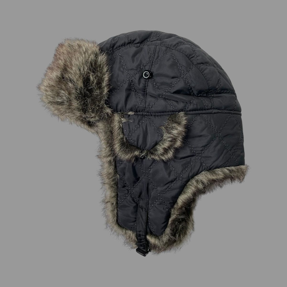 Vintage Vintage 90s fur ushanka winter hat Size ONE SIZE - 3 Thumbnail