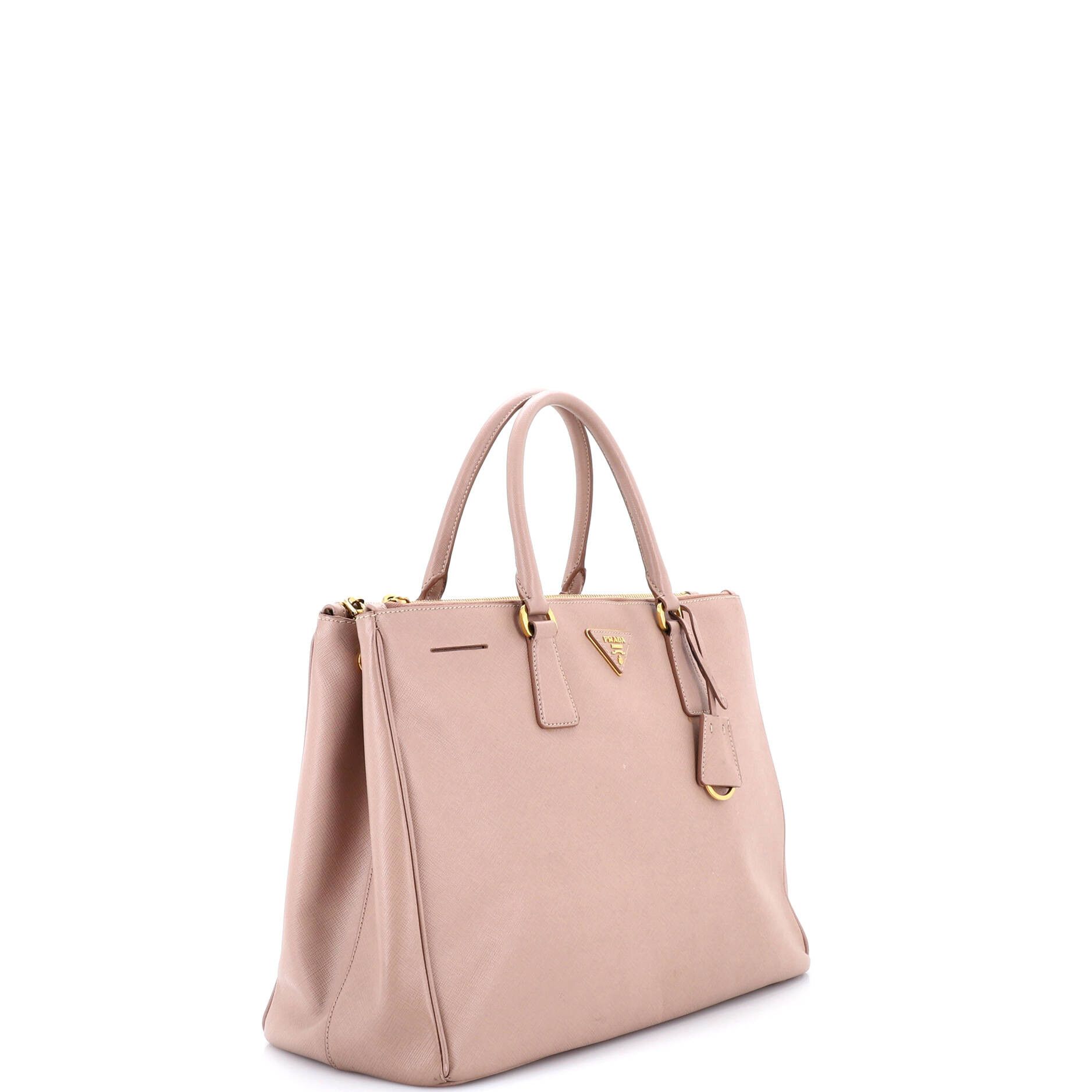 Prada Double Zip Lux Tote Saffiano Leather Medium Size ONE SIZE - 1 Thumbnail