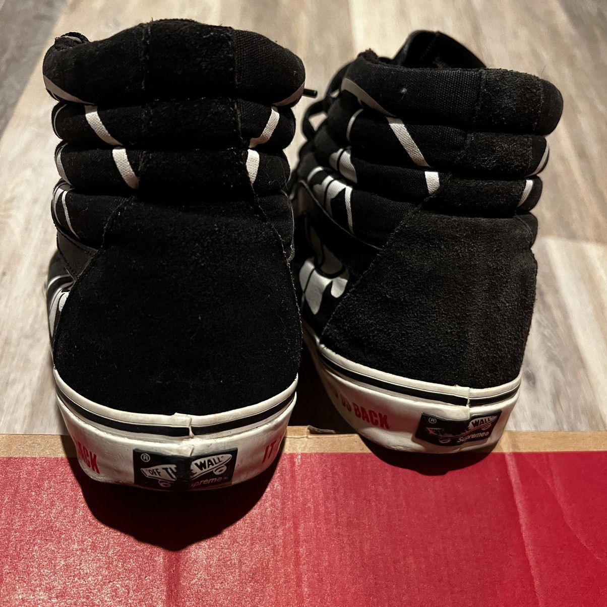 Public Enemy × Supreme × Vans Supreme Public Enemy Vans Hi Top Size US 10.5 / EU 43-44 - 5 Thumbnail