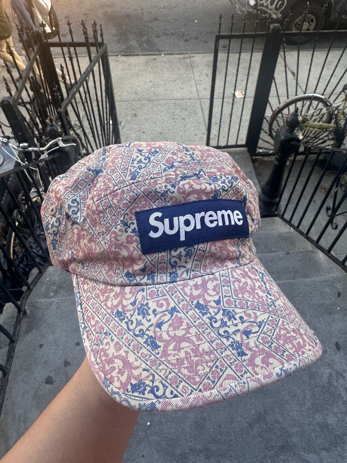 Supreme Washed Chino Twill Camp Cap | Grailed