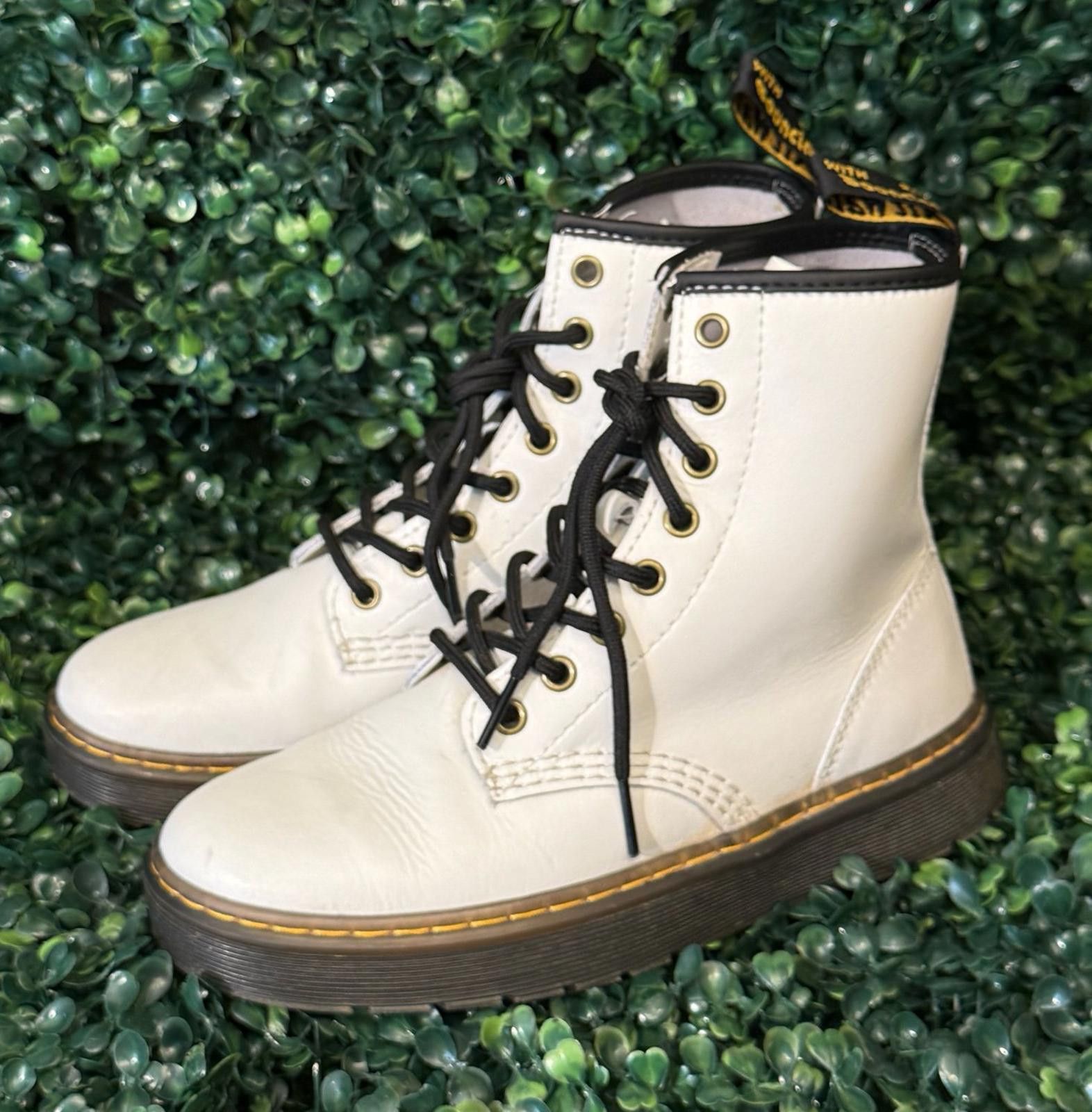 Dr. Martens Doc Martens Zavala Leather Boots US Size 5 Mens 6.5 white Size US 5 / IT 35 - 2 Thumbnail
