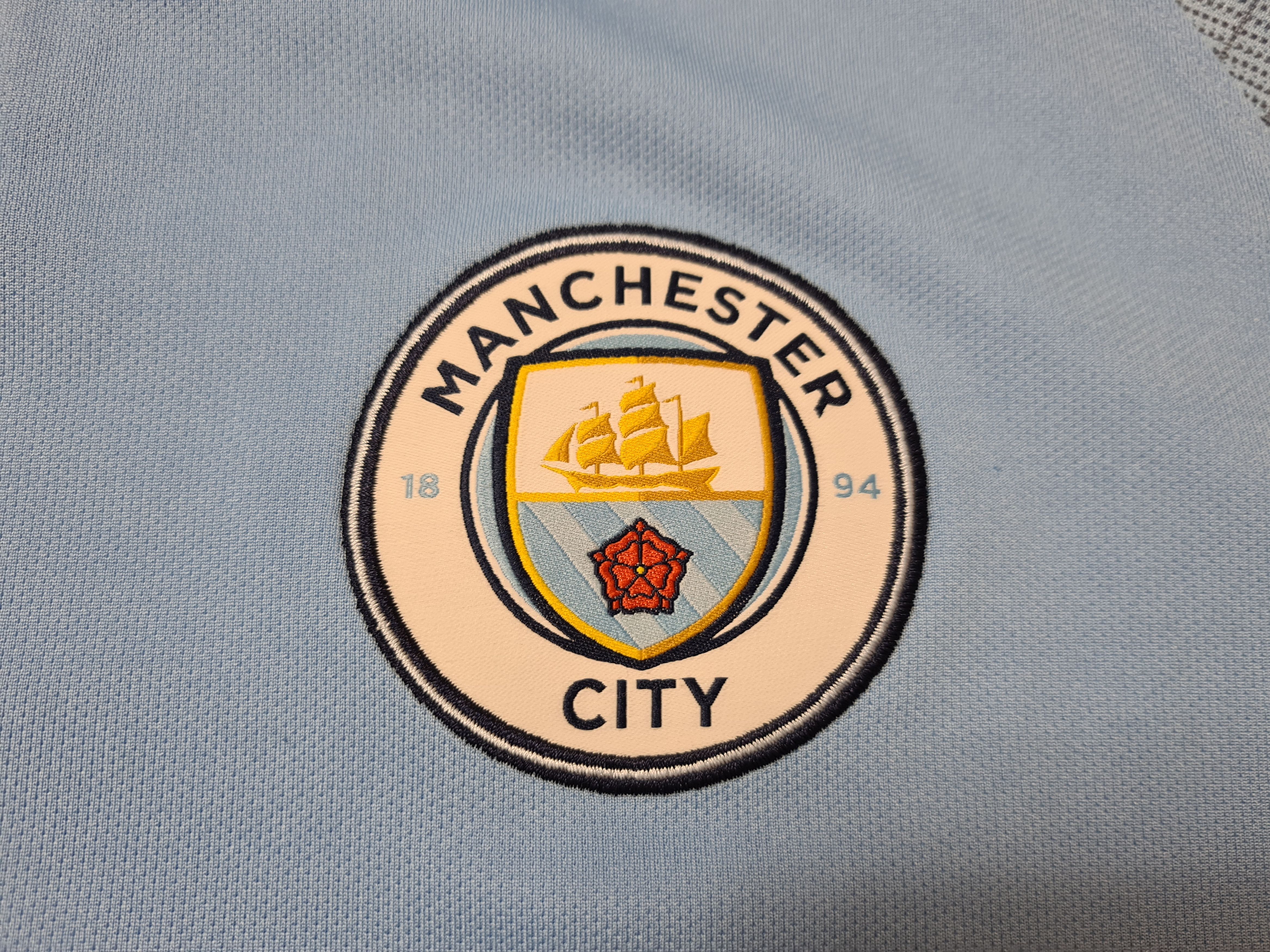 Nike MANCHESTER CITY 2018 2019 JESUS HOME FOOTBALL SOCCER JERSEY Size US L / EU 52-54 / 3 - 8 Thumbnail