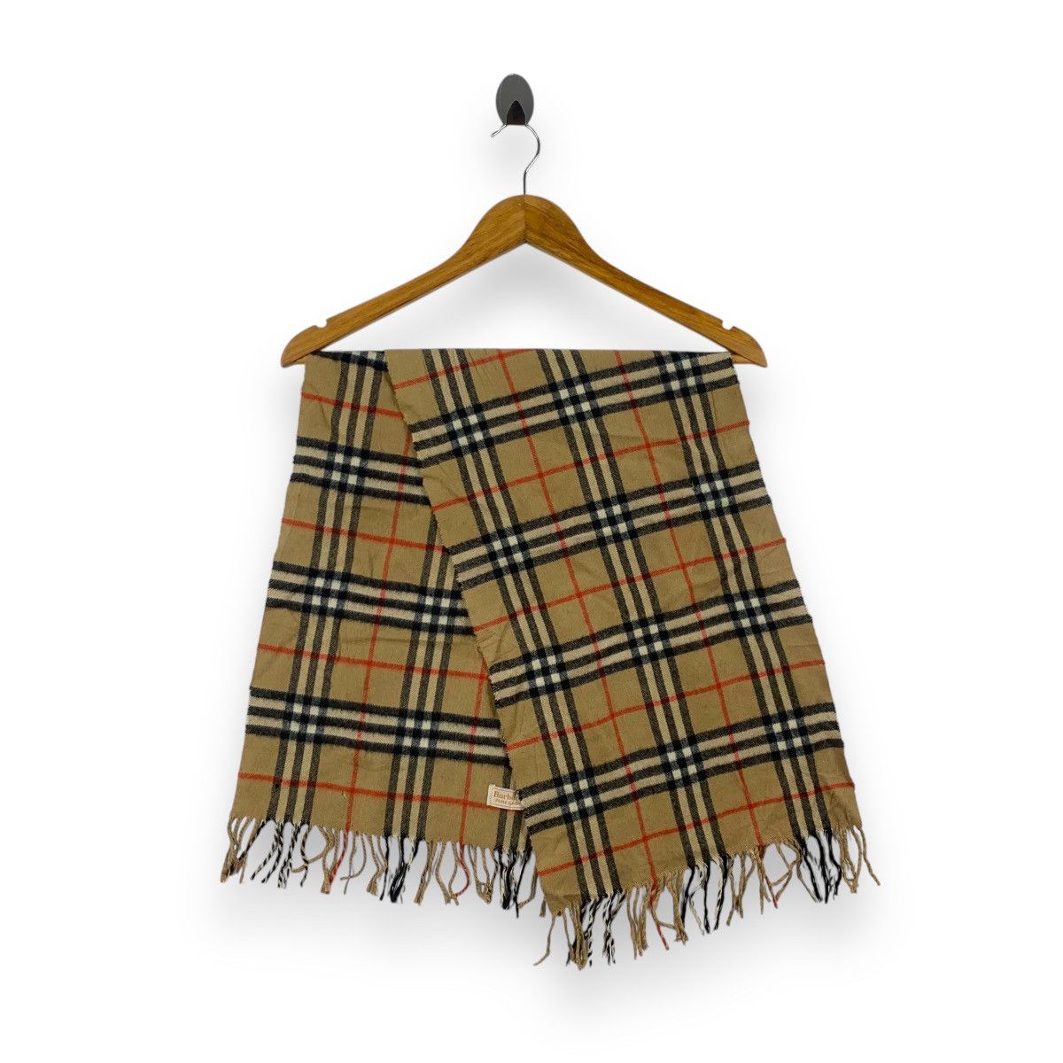Burberry Vintage BURBERRY LONDON Nova Checks Cashmere Muffler Size ONE SIZE - 1 Thumbnail