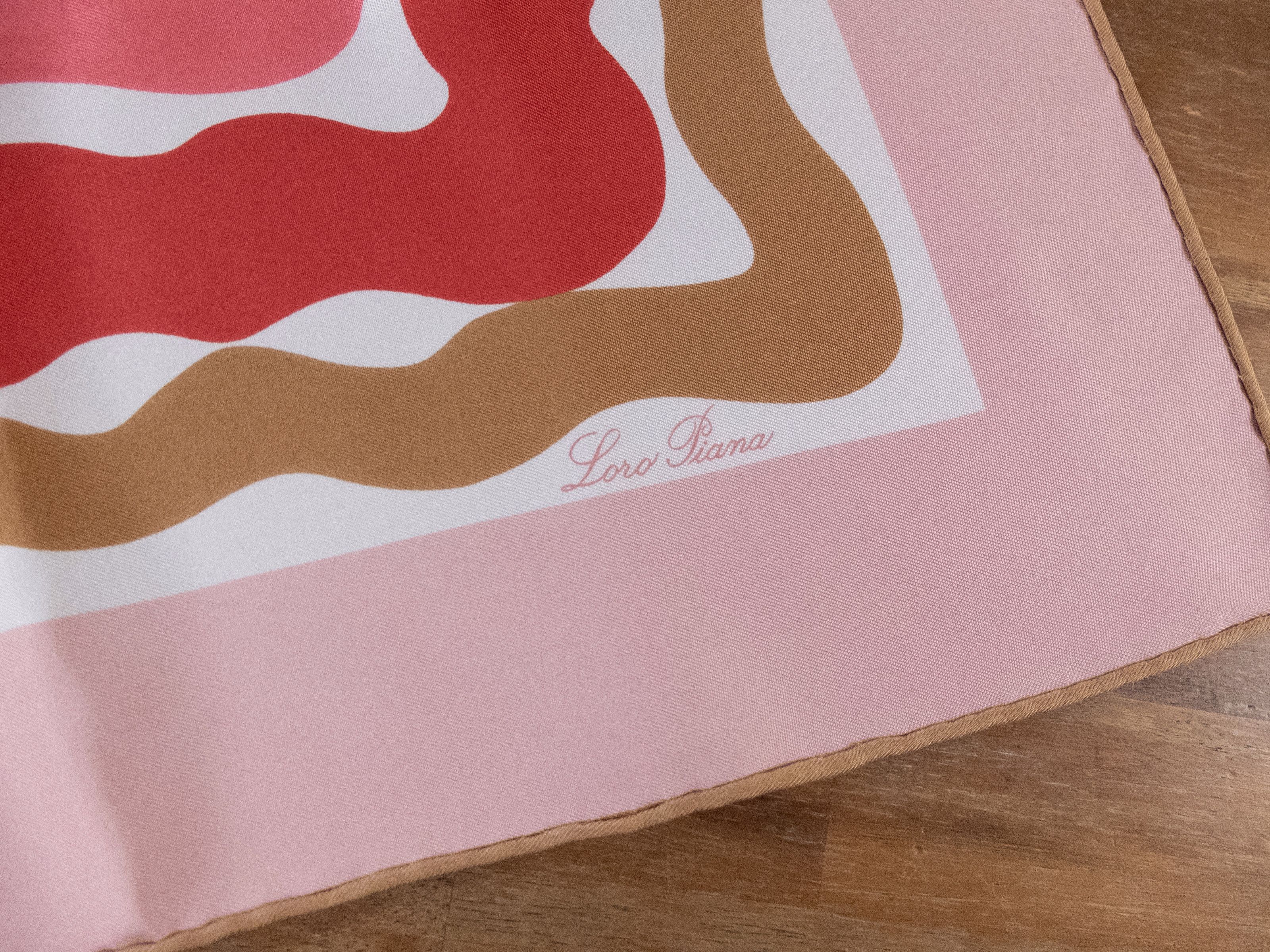 Loro Piana LORO PIANA Carre La Murrina maxi twill silk square scarf Size ONE SIZE - 7 Thumbnail