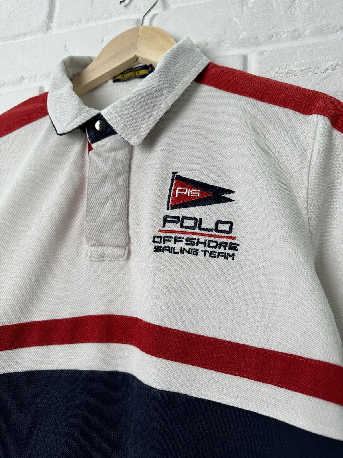 Polo Ralph Lauren × RLX Ralph Lauren × Ralph Lauren Vintage POLO RALPH LAUREN RUGBY Sailing Team Polo Shirt Size US M / EU 48-50 / 2 - 4 Thumbnail