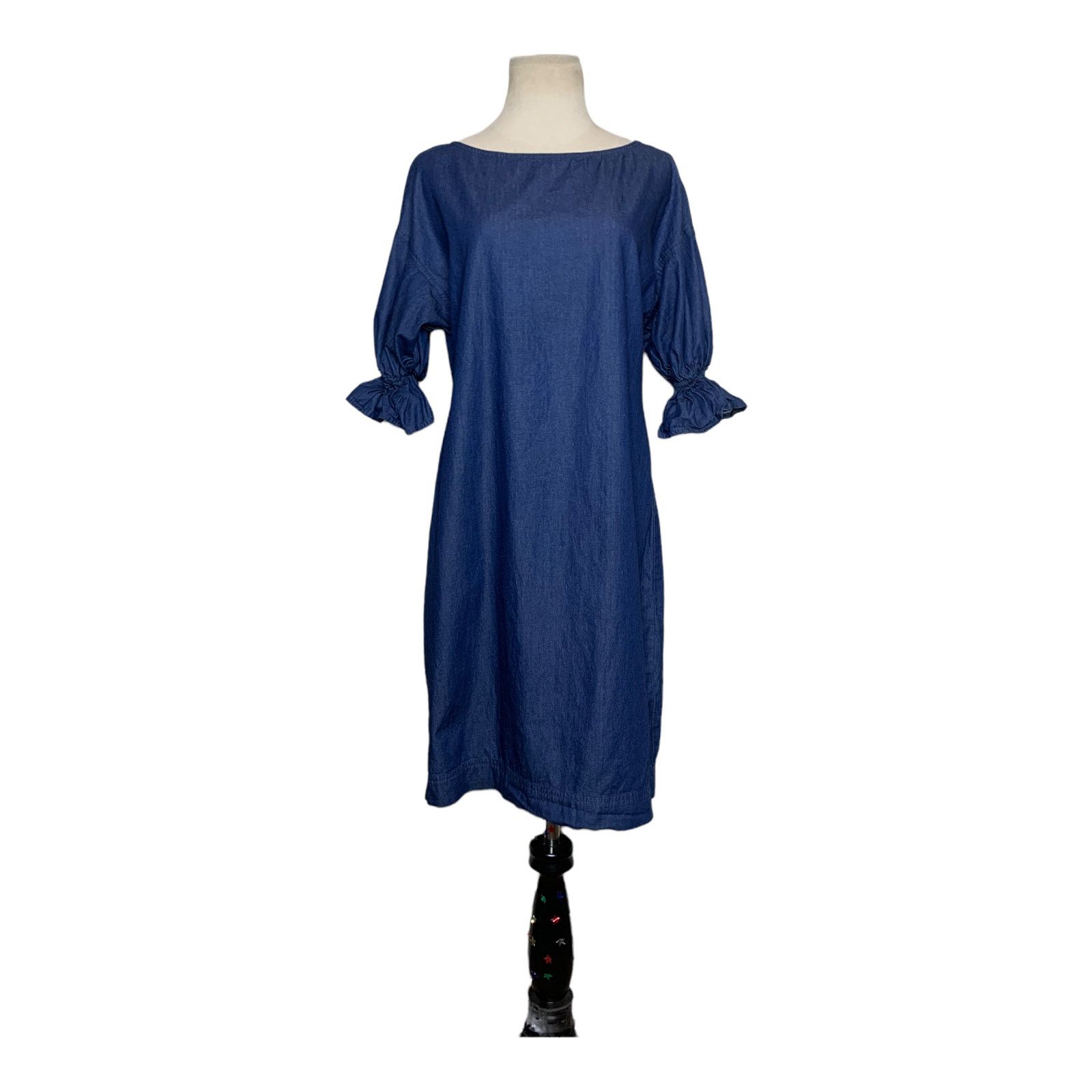 Chaps Chaps denim short sleeves mini dress size small Size S / US 4 / IT 40 - 1 Thumbnail