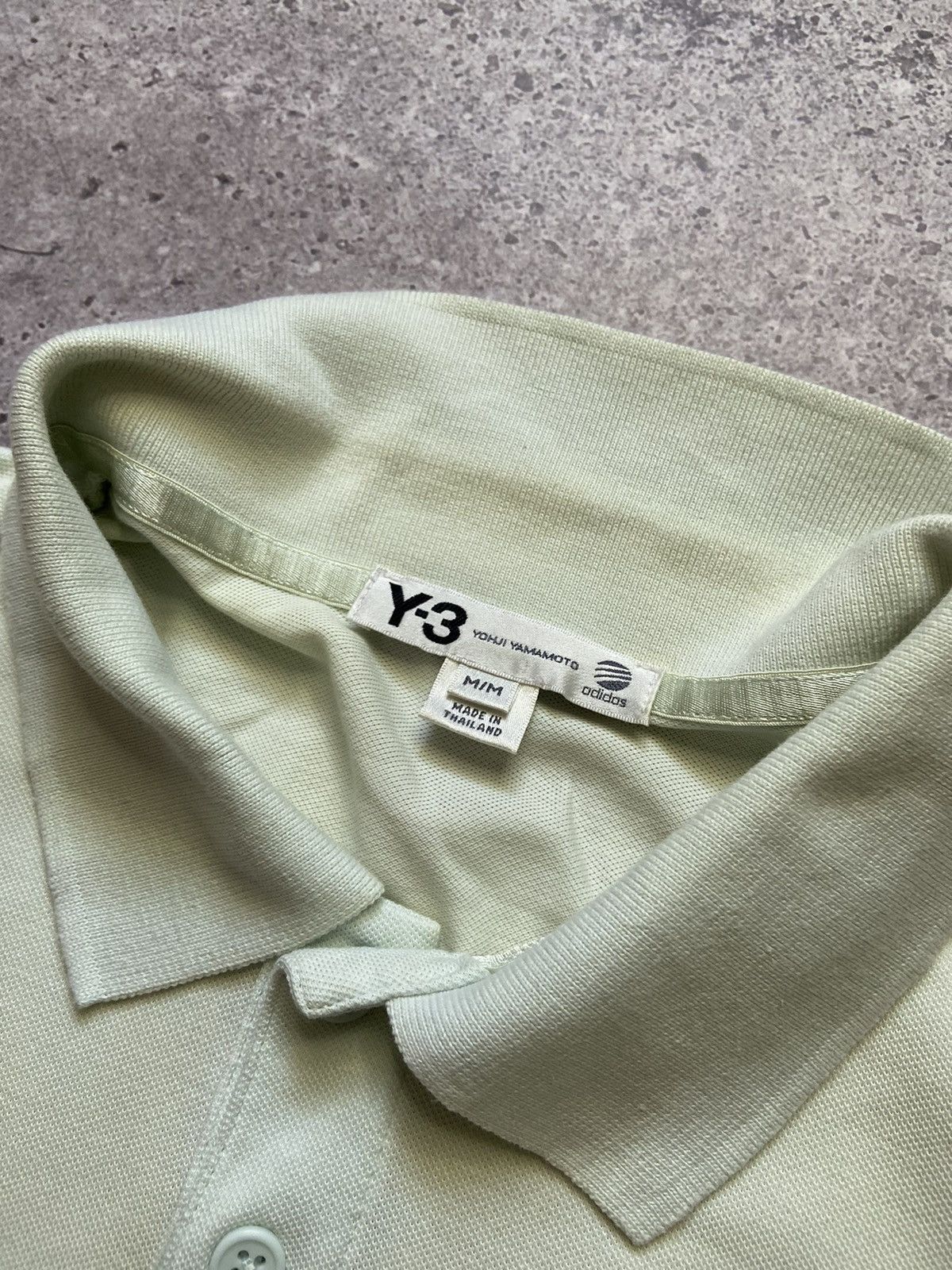 Yohji Yamamoto YOHJI YAMAMOTO x ADIDAS Y3 Collection Mint Polo Tee Shirt Size US M / EU 48-50 / 2 - 6 Thumbnail