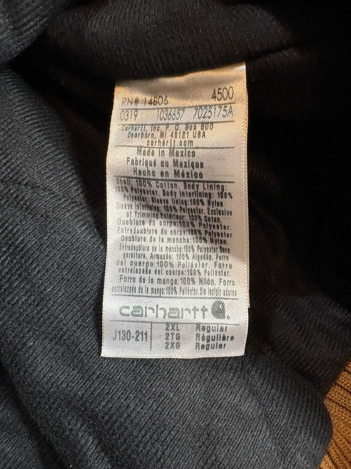 Carhartt Carhartt Jacket Brown J130-211 MADE IN Mexico Men Size 2XL Size US XXL / EU 58 / 5 - 5 Thumbnail