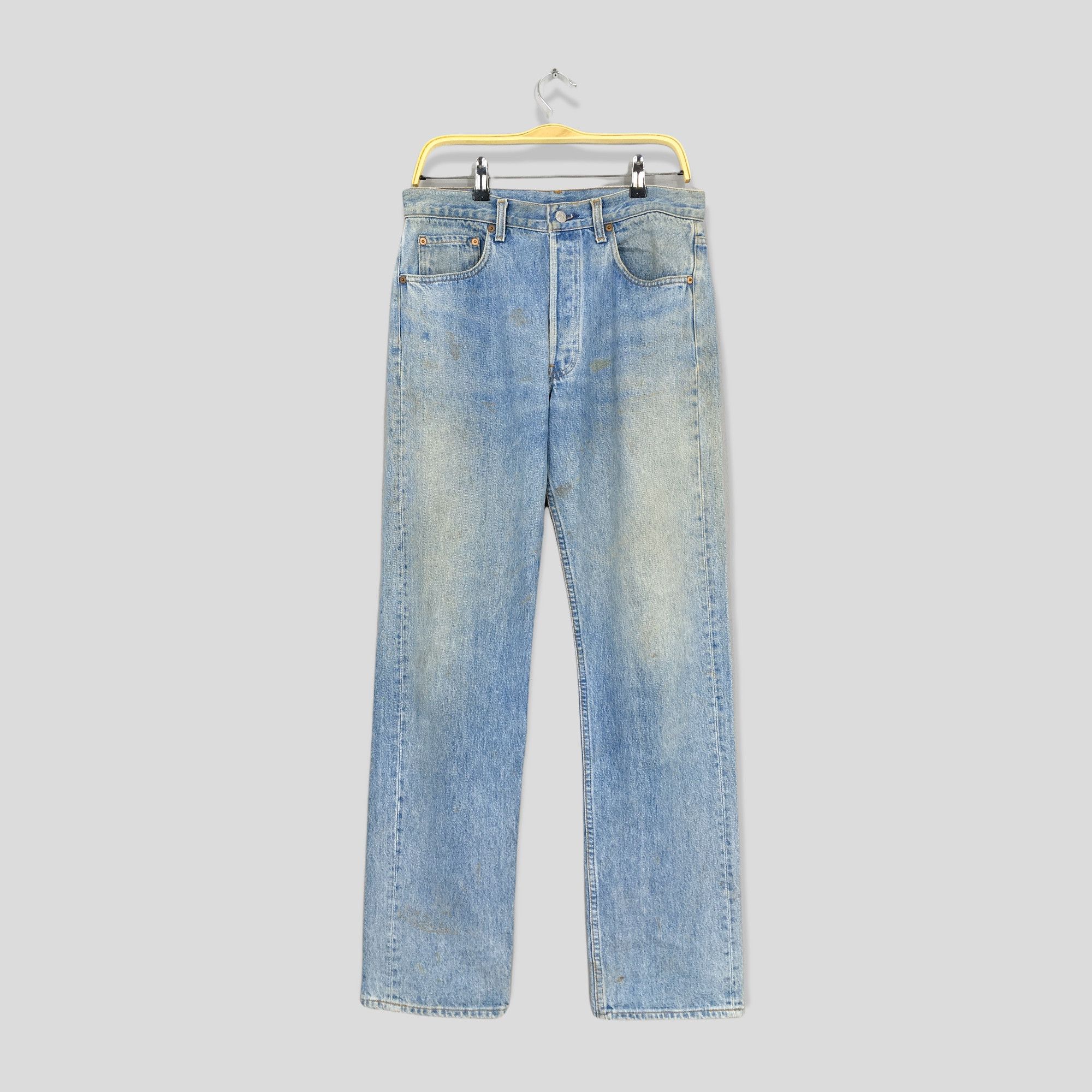 image of Levis x Vintage Size 30X33 Vintage Levi's 501Xx Stonewash Blue Dirty Jeans, Men's