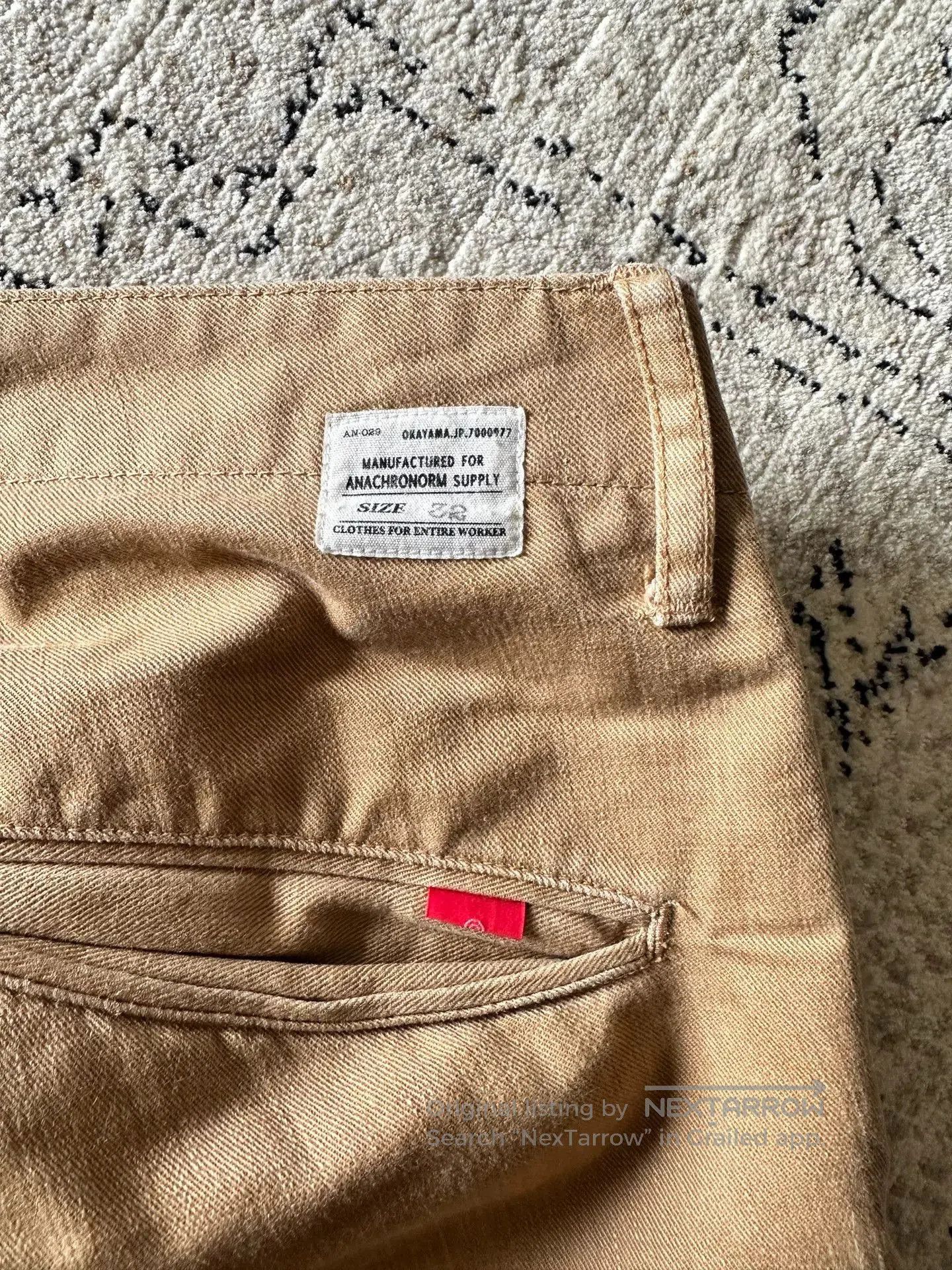 Japanese Brand ANACHRONORM Retro Distressed Pants. Size US 32 / EU 48 - 4 Thumbnail