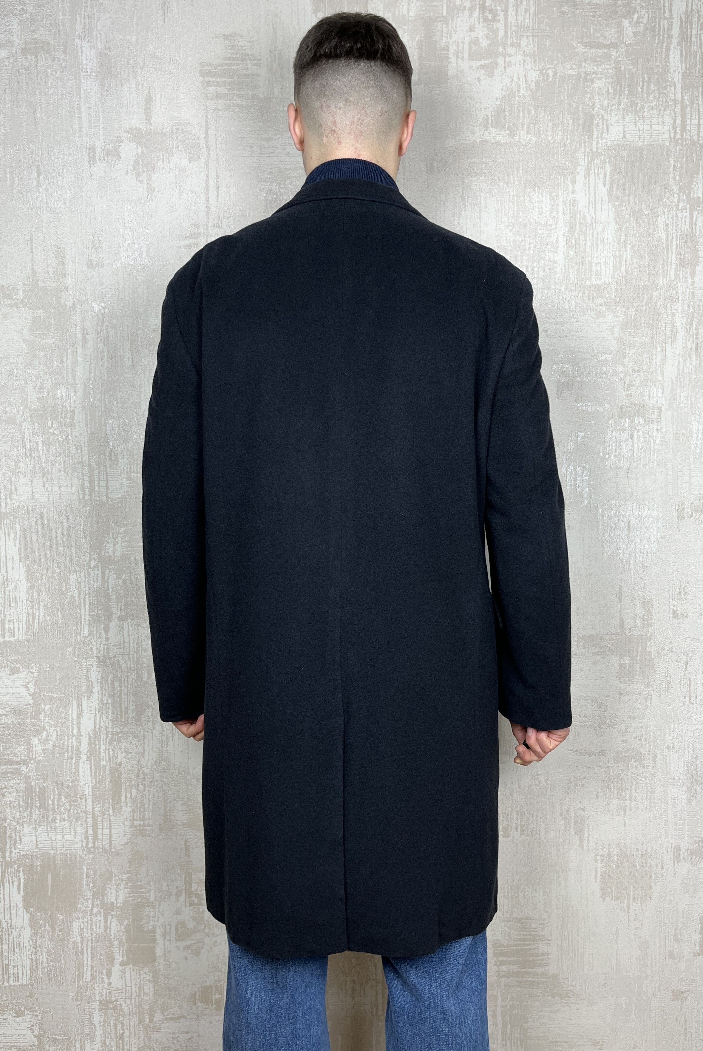 Hugo Boss × Vintage Vintage Hugo Boss 90% Wool / 10 % Cashmere Coat Jacket Size US L / EU 52-54 / 3 - 15 Thumbnail